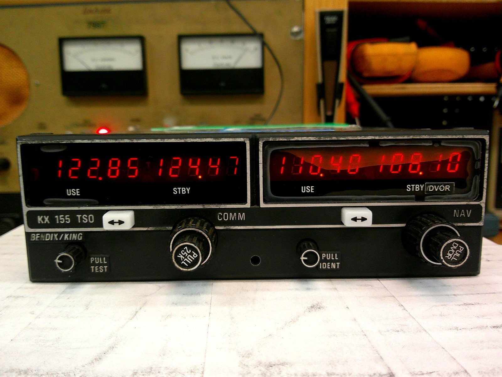 Bendix/King KX-155 Nav/Com w/ Glideslope 28V 069-1024-39 - Tested Working