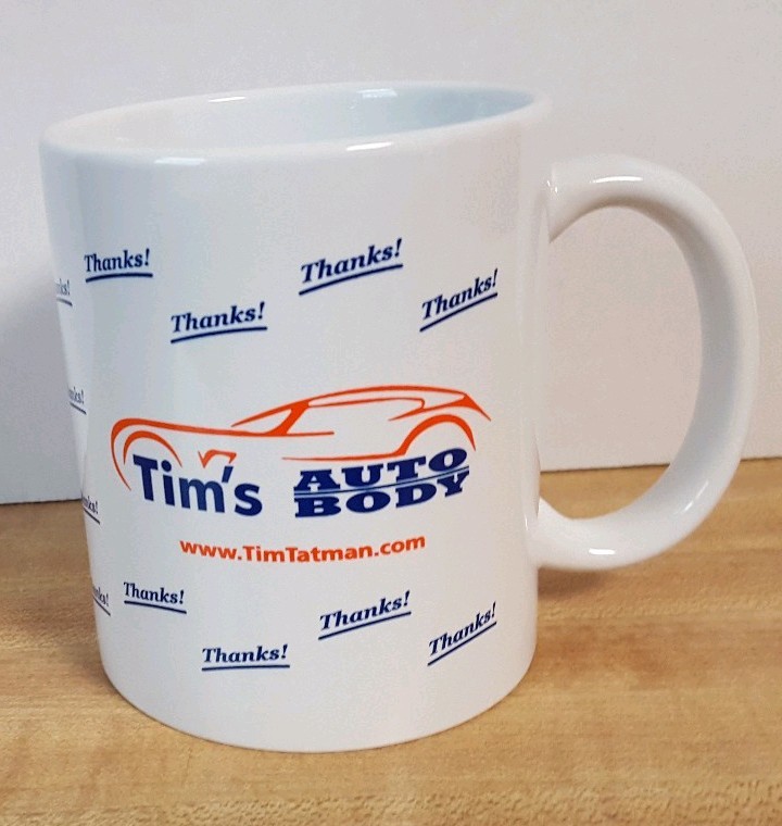 New Ceramic Jim's Auto Body Coffee Mug