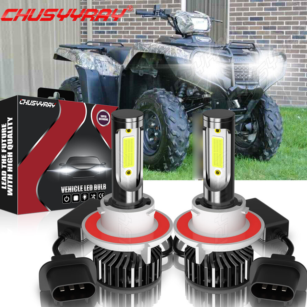 For Honda Foreman 500 2005-2014 H13/9008 6000k High Power Led Headlights Bulbs