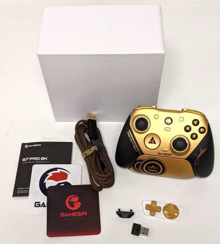 GameSir G7 Pro 8K Wireless Controller Gold Edition for PC Complete