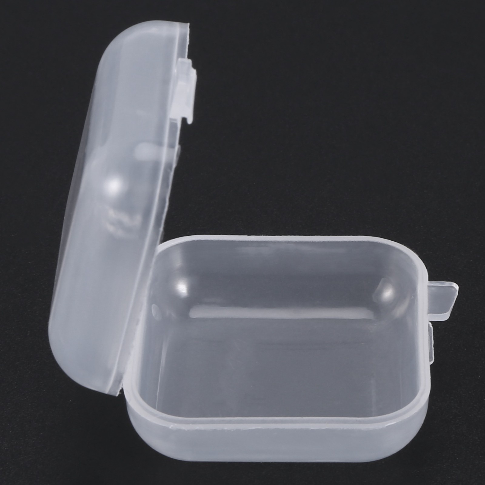50Packs Small Clear Plastic Storage Containers,Mixed Empty , Case with Lids7482
