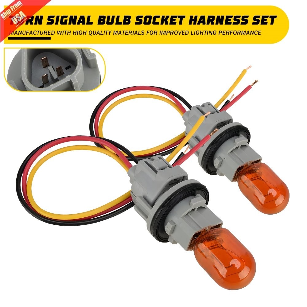 26243-9B91A 2X Turn Signal Lamp Bulb Socket Either side For Nissan Murano Altima
