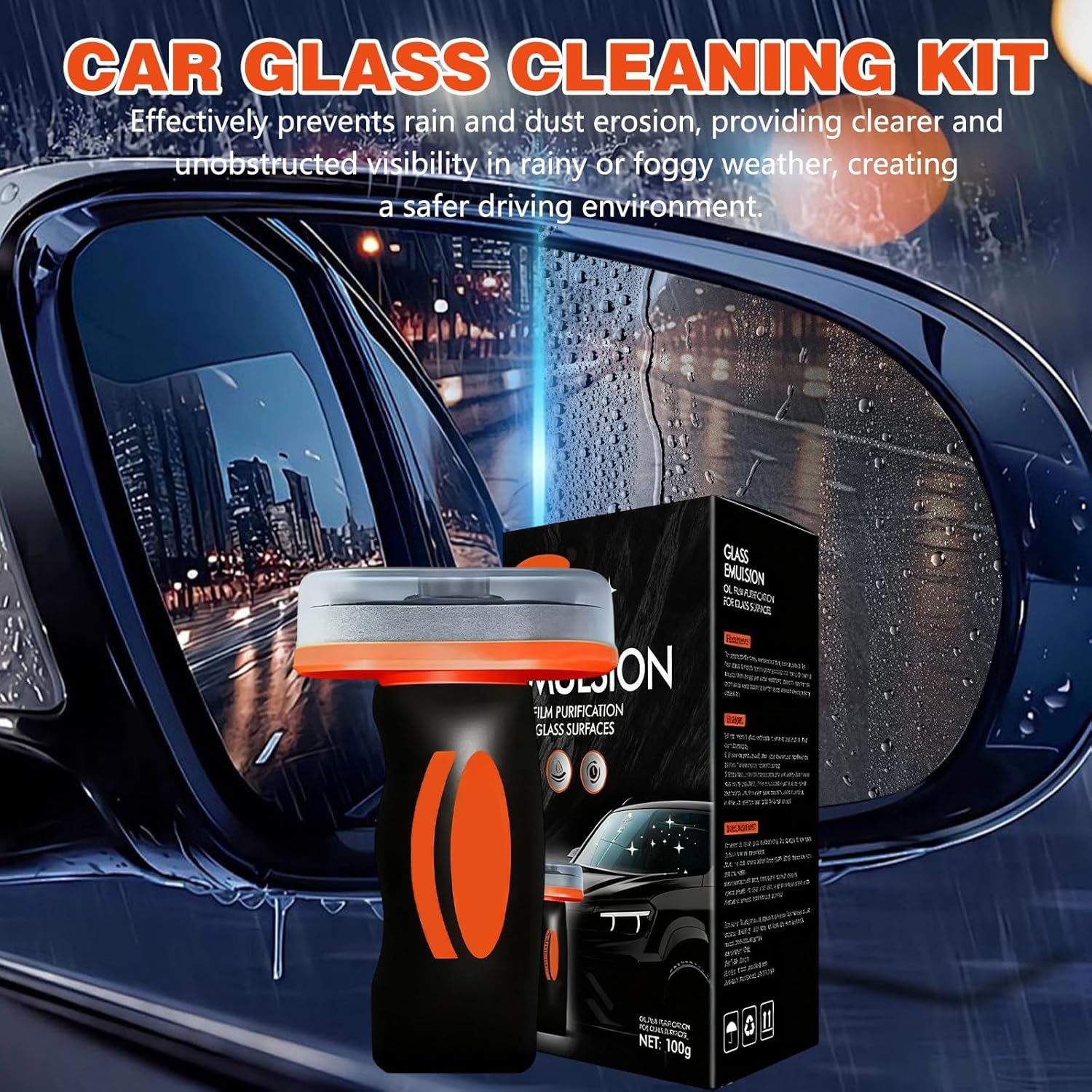 Qifor Glass Cleaner,Qifor Car Oil Film Cleaner Glass Guard,Automotive Oilfilm
