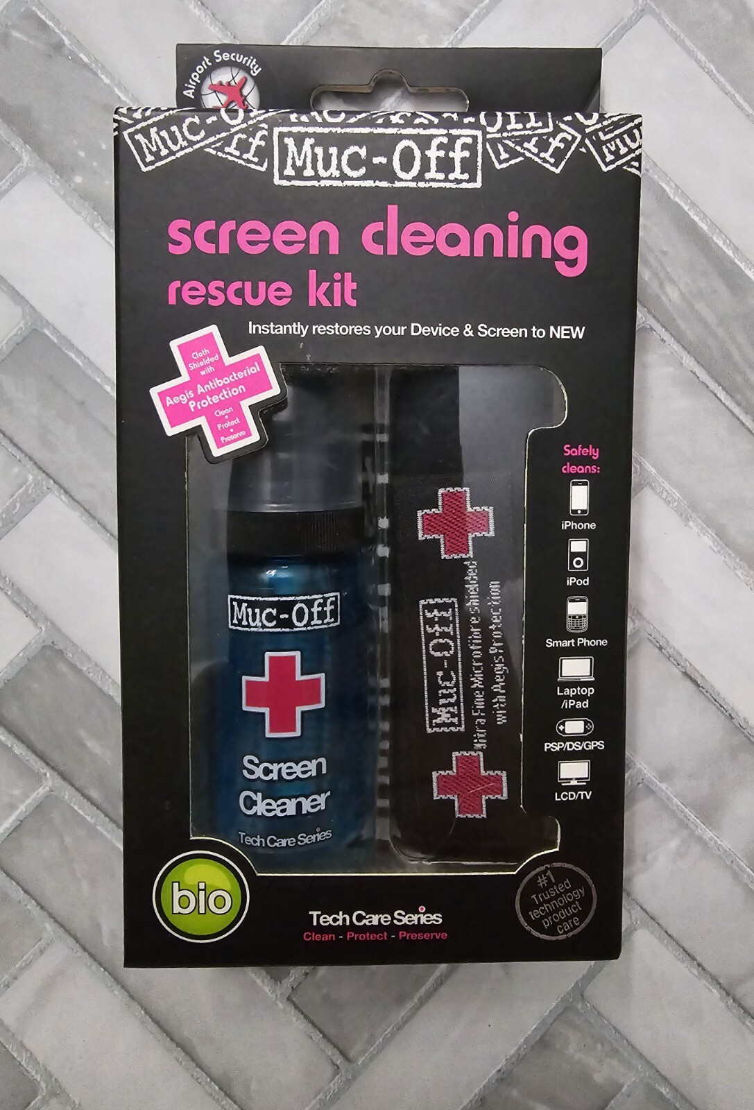 Muc-Off Visor, Lens, Goggle & Screen Cleaning kit