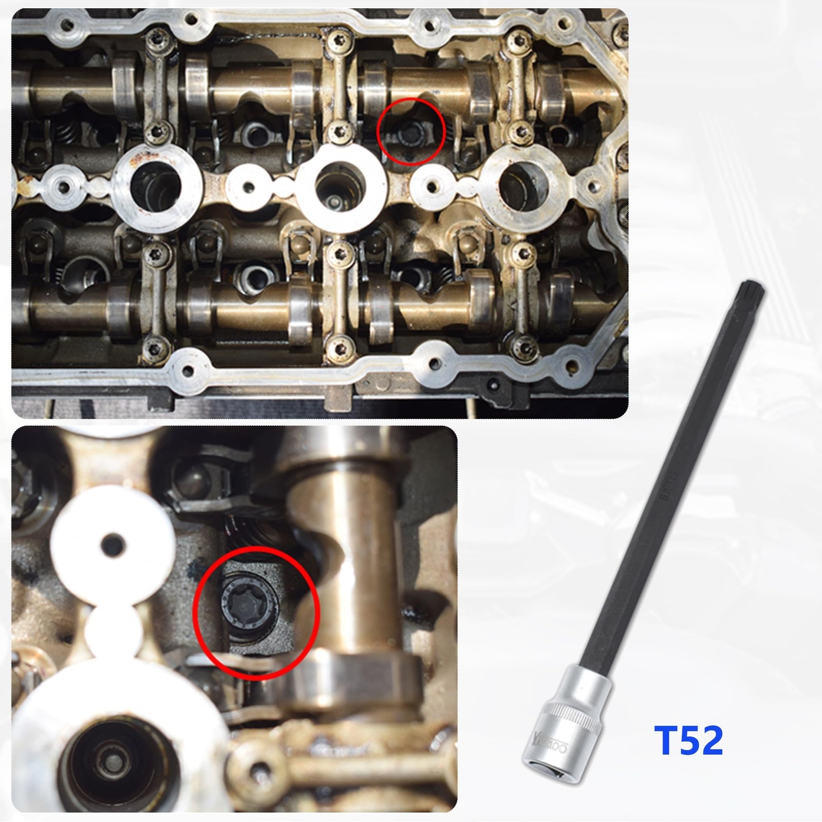 Camshaft Alignment Locking Timing Tool Kit, Compatible with Audi VW 2.0 FSI/T...