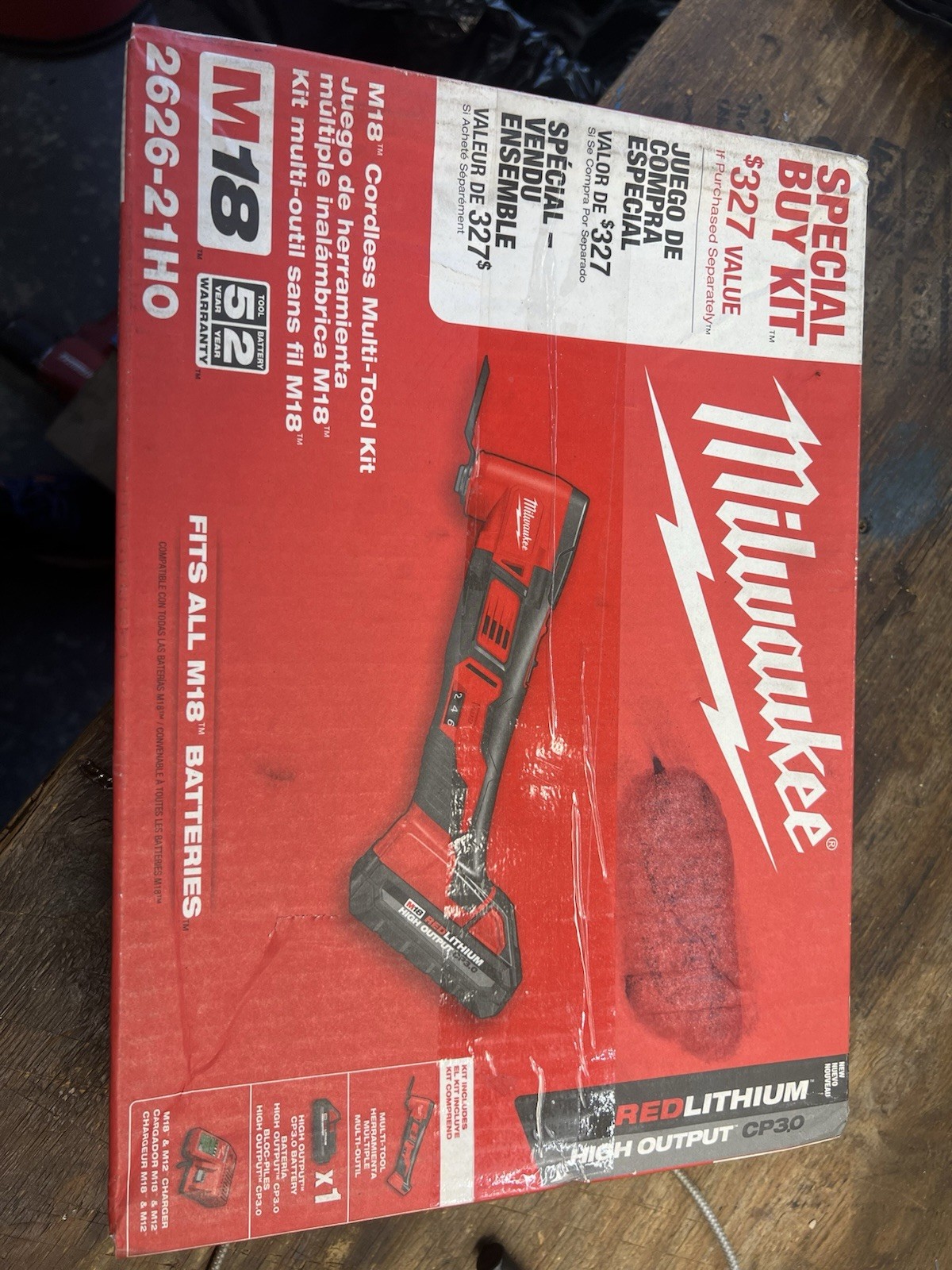Milwaukee M18 18V Multi-Tool Kit - 2626-21HO Nib