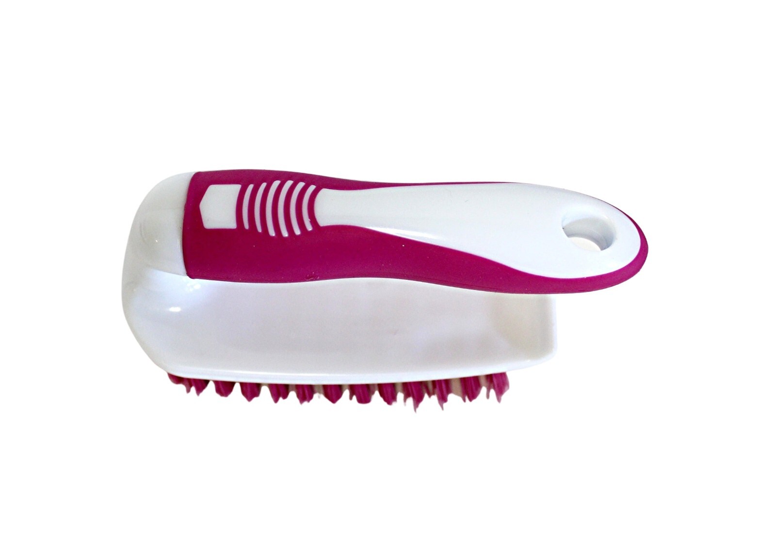 2 Pack Multi Purpose Plastic and Nylon Bristle Household Cleaning Brushes