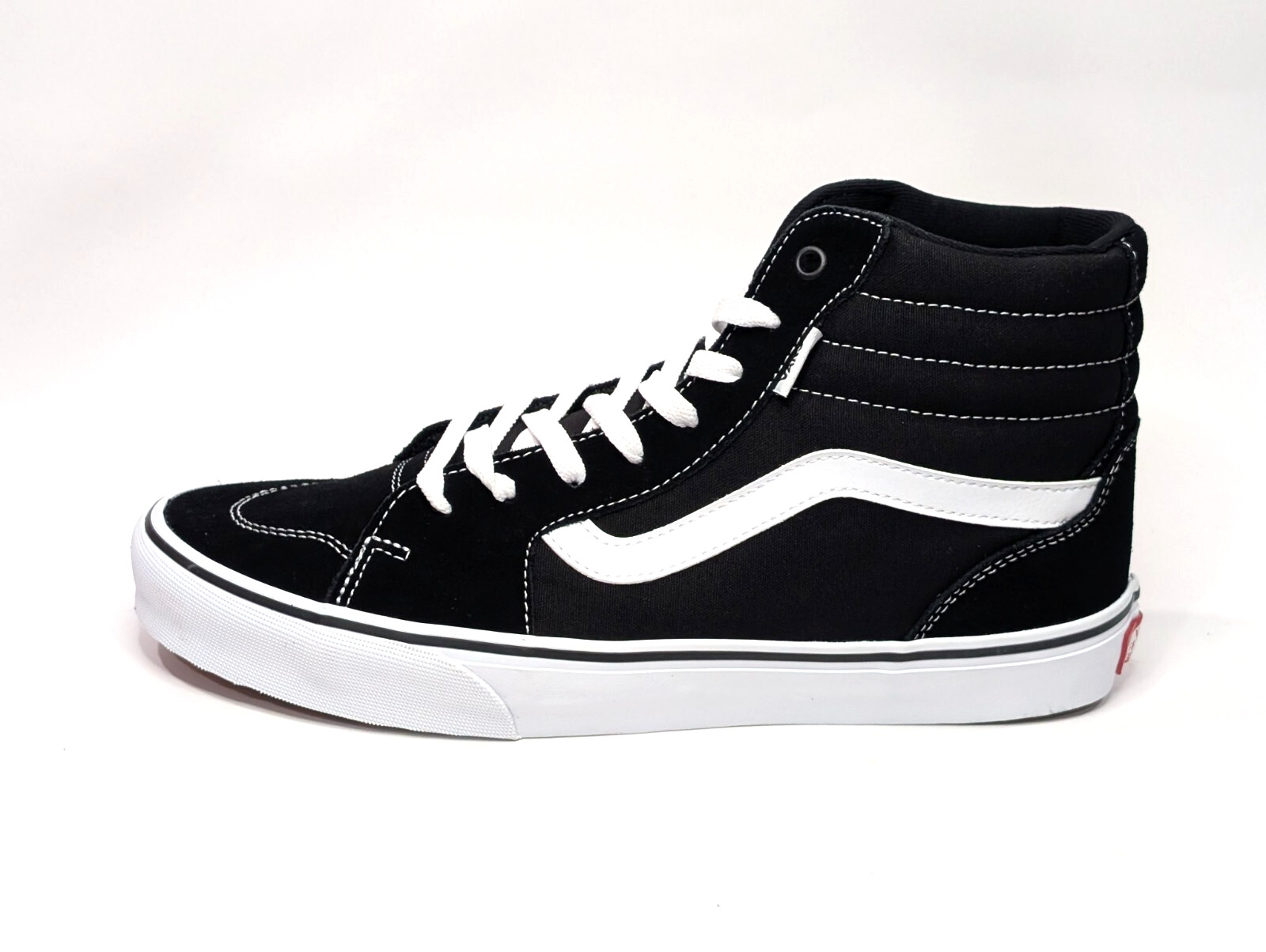 Vans Filmore Black/White Suede/Canvas High Top Men's Skate Shoes-Sz 10.5/11 NWB