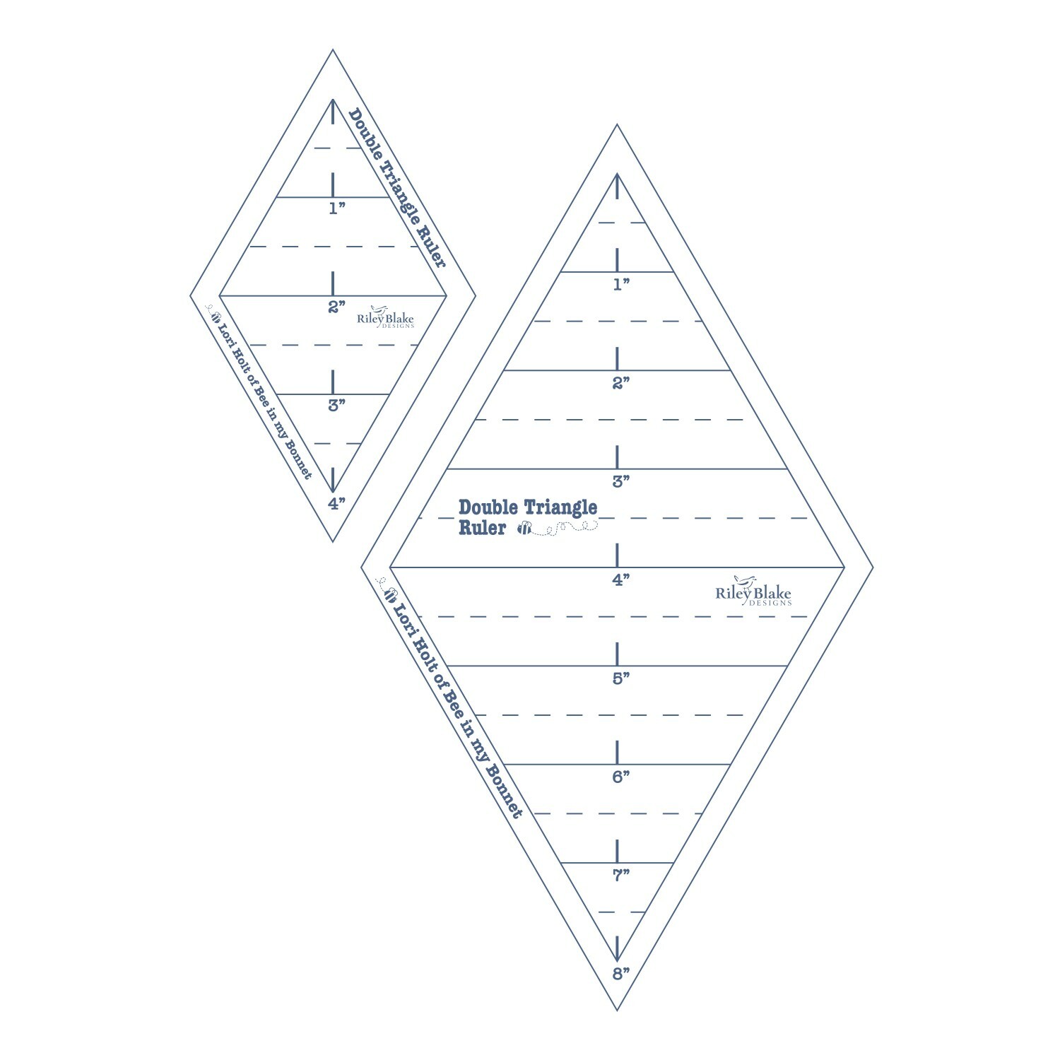 Lori Holt Double Triangle Rulers by Riley Blake
