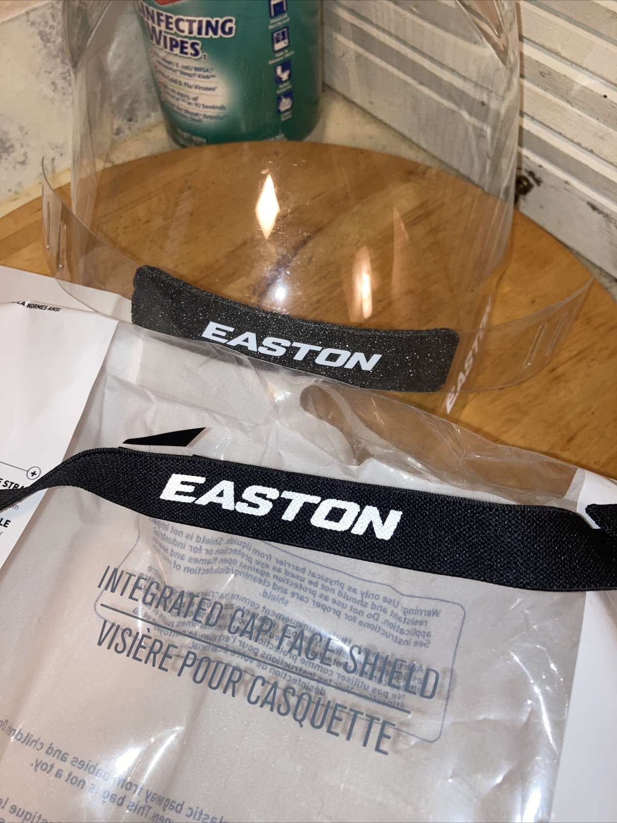 Easton Integrated Cap Shield Baseball Hat Mask Adjustable