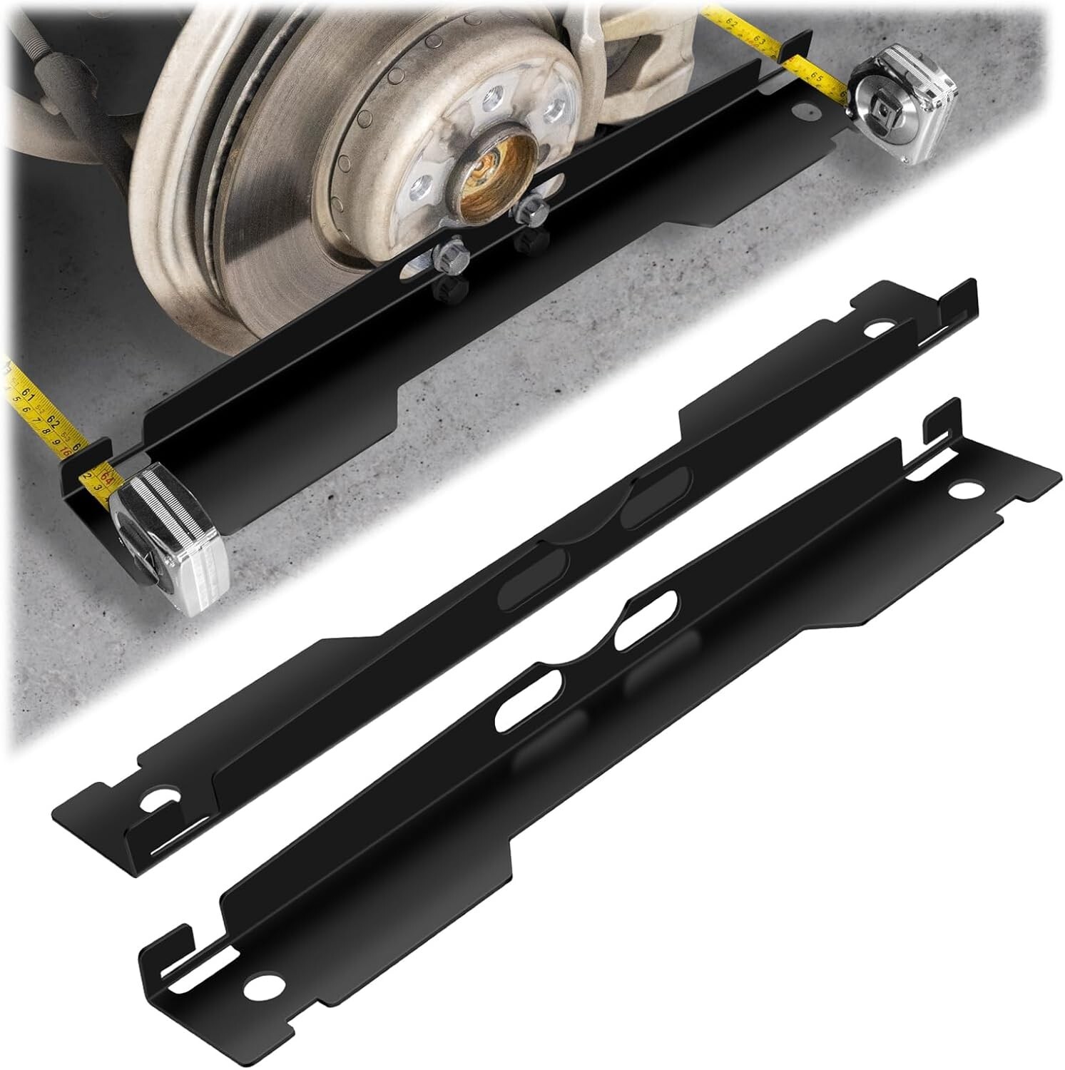 2Pack Heavy Duty Wheel Alignment Tool Kit Toe Alignment Tool Plates for Vehicles