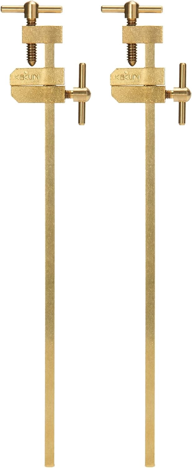 Bar Clamps for Woodworking 6" HATAGANE Japanese Wood Clamps, Metal Gold 155mm