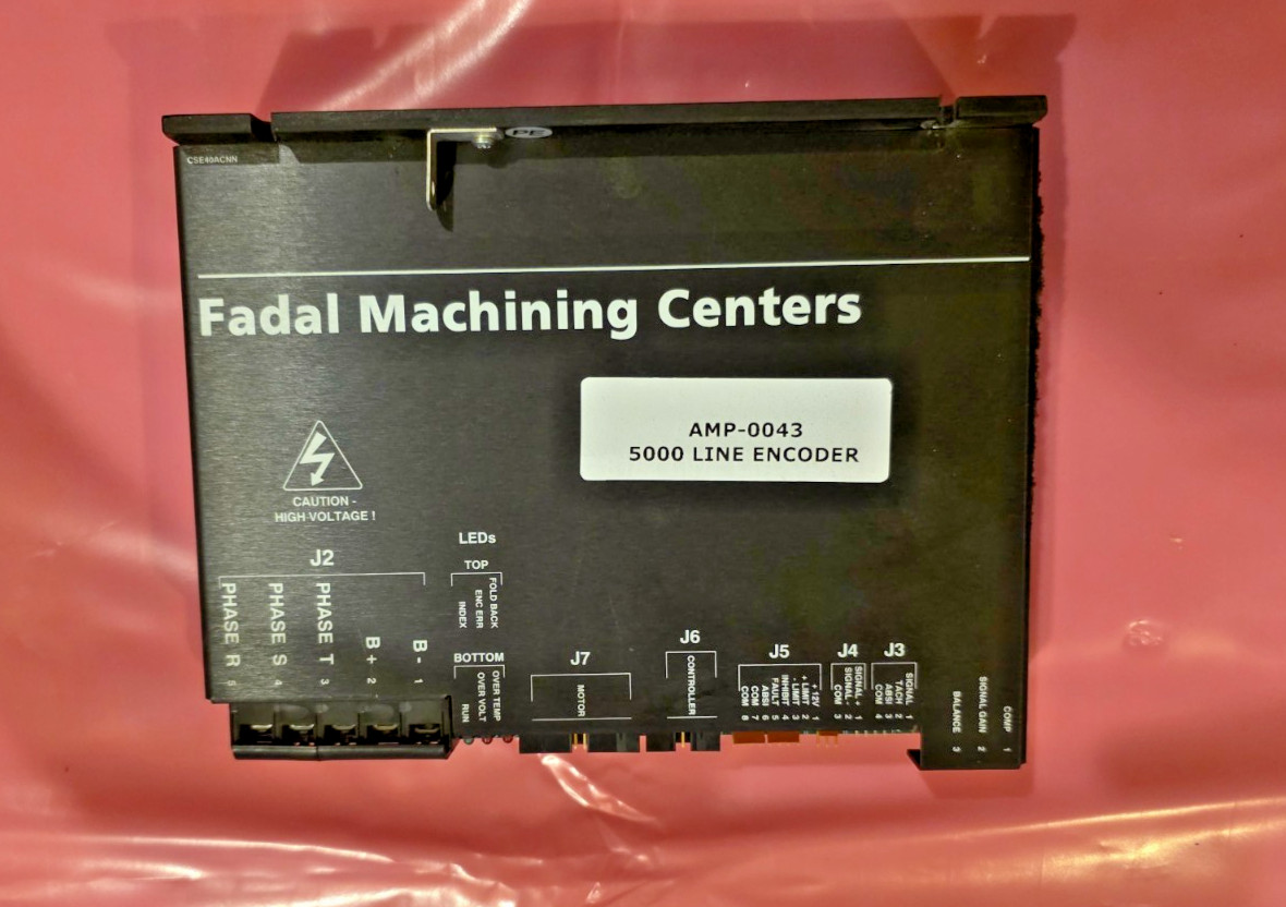 Fadal SE40ACNN-SMB AMP0043 5000 Line Encoder  Free Ship and Warranty