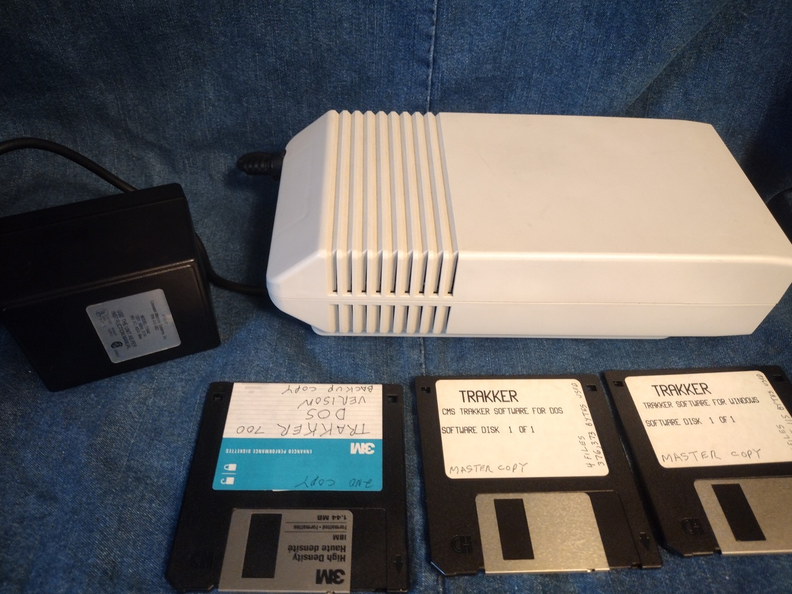 TRAKKER 700 External Cassette Tape Drive. Untested With Power Supply