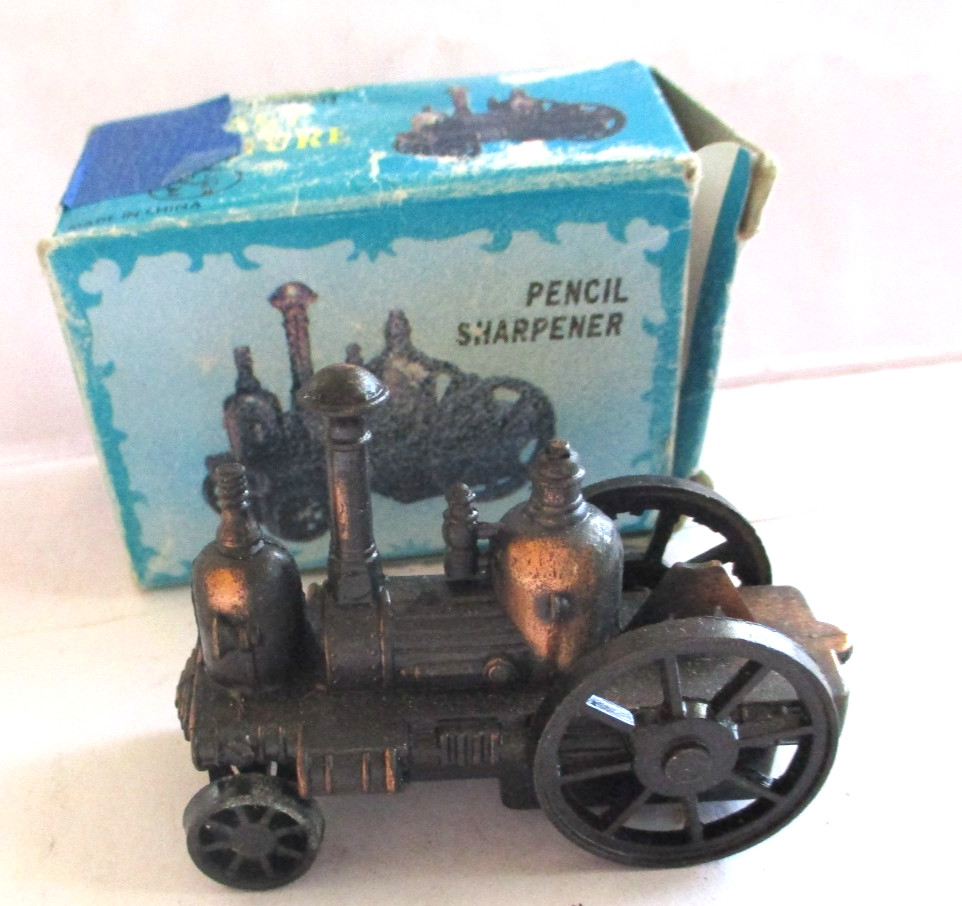 Collectable Die cast Pencil Sharpener Steam Engine Tractor  Locomotive