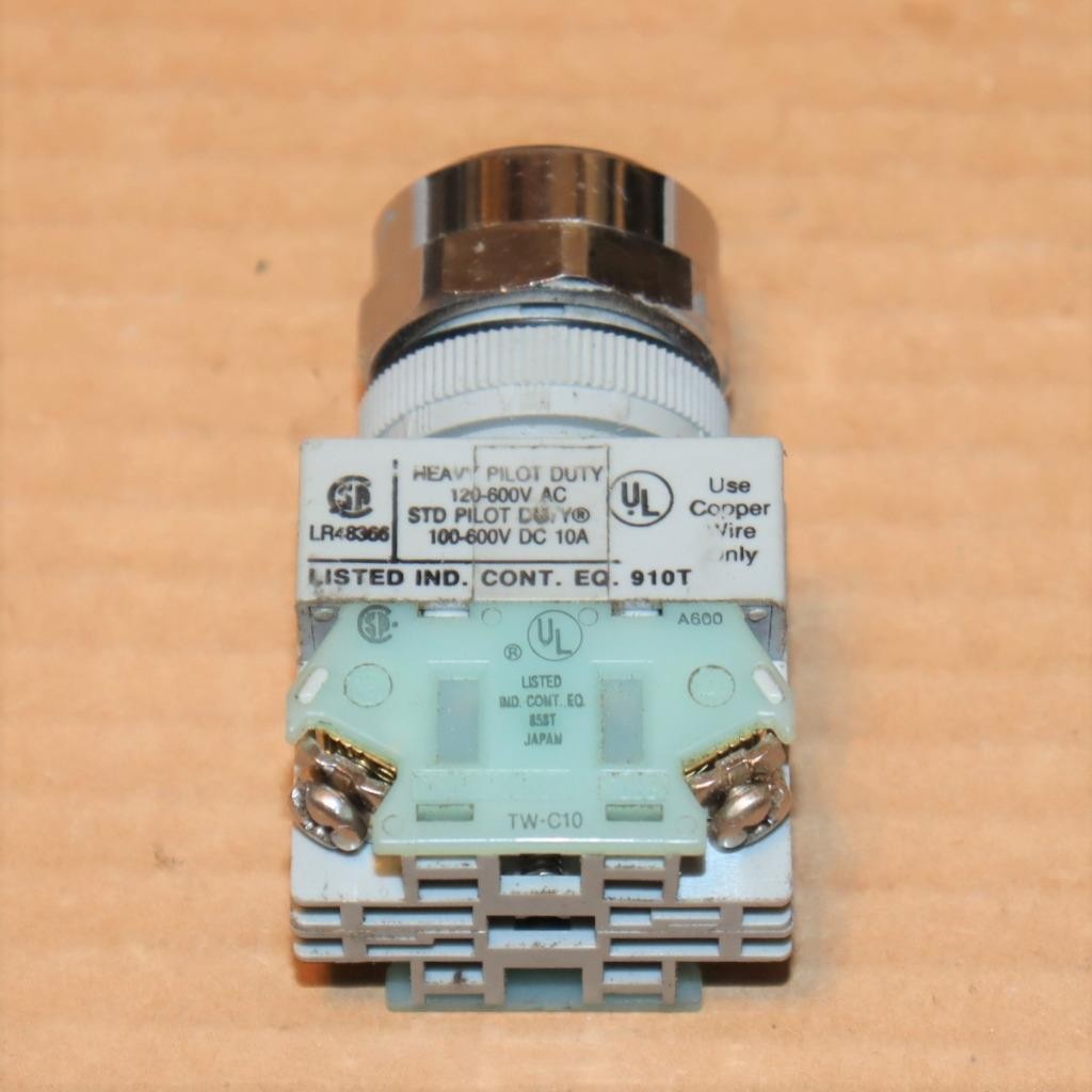 One IDEC ABW Black Illuminated Pushbutton Switch