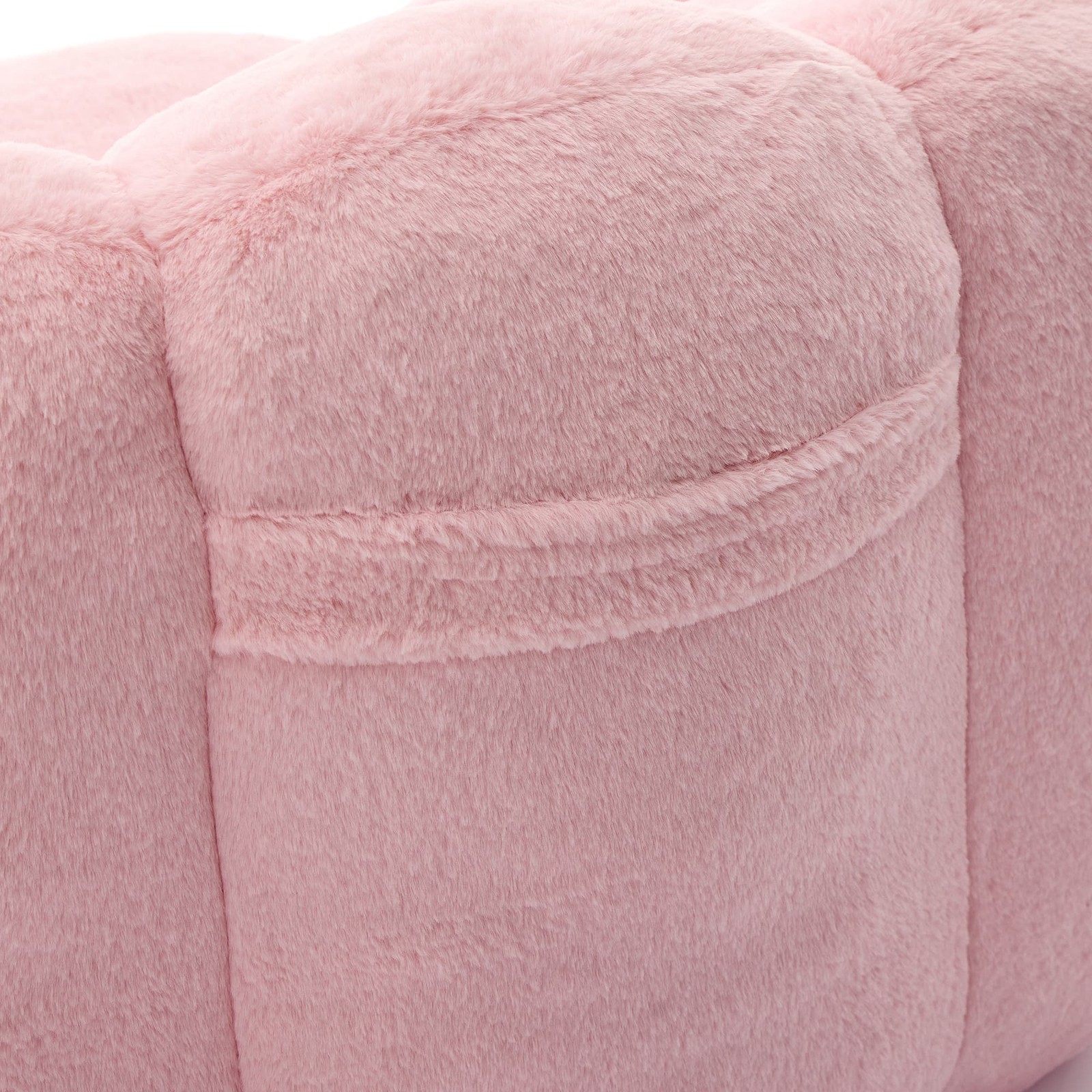 Pink Lotus Compression Sofa Bean Bag Pull Ring Portable Living Room Bedroom