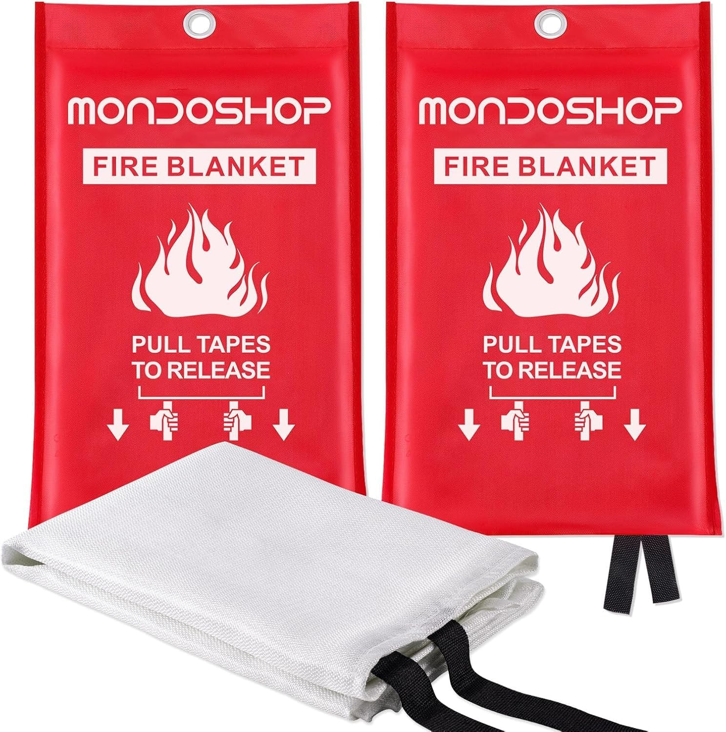 Emergency Fire Blankets for Kitchen & Home - Fire Retardant Safety B