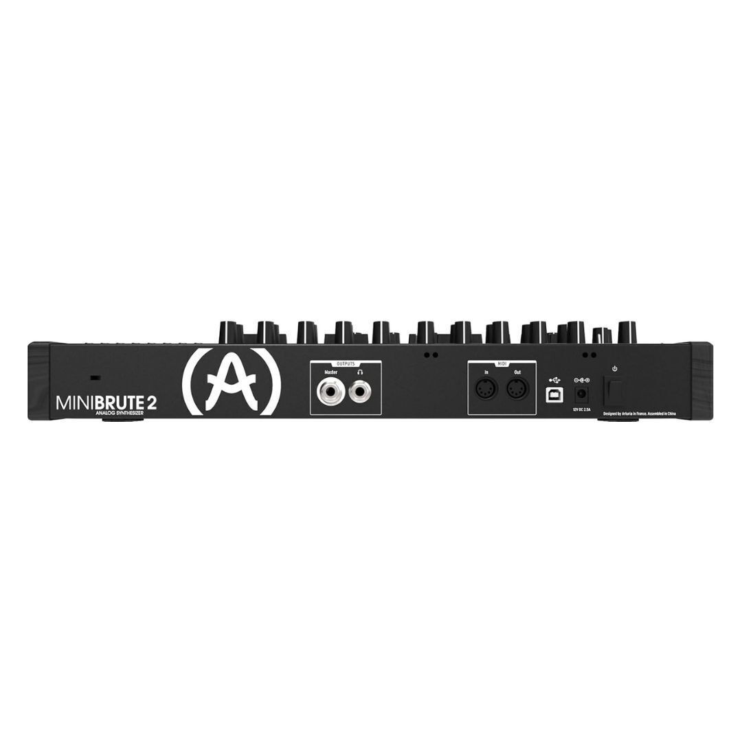 Arturia MiniBrute 2 Black Semi Modular Analog Synthesizer and Step Sequencer