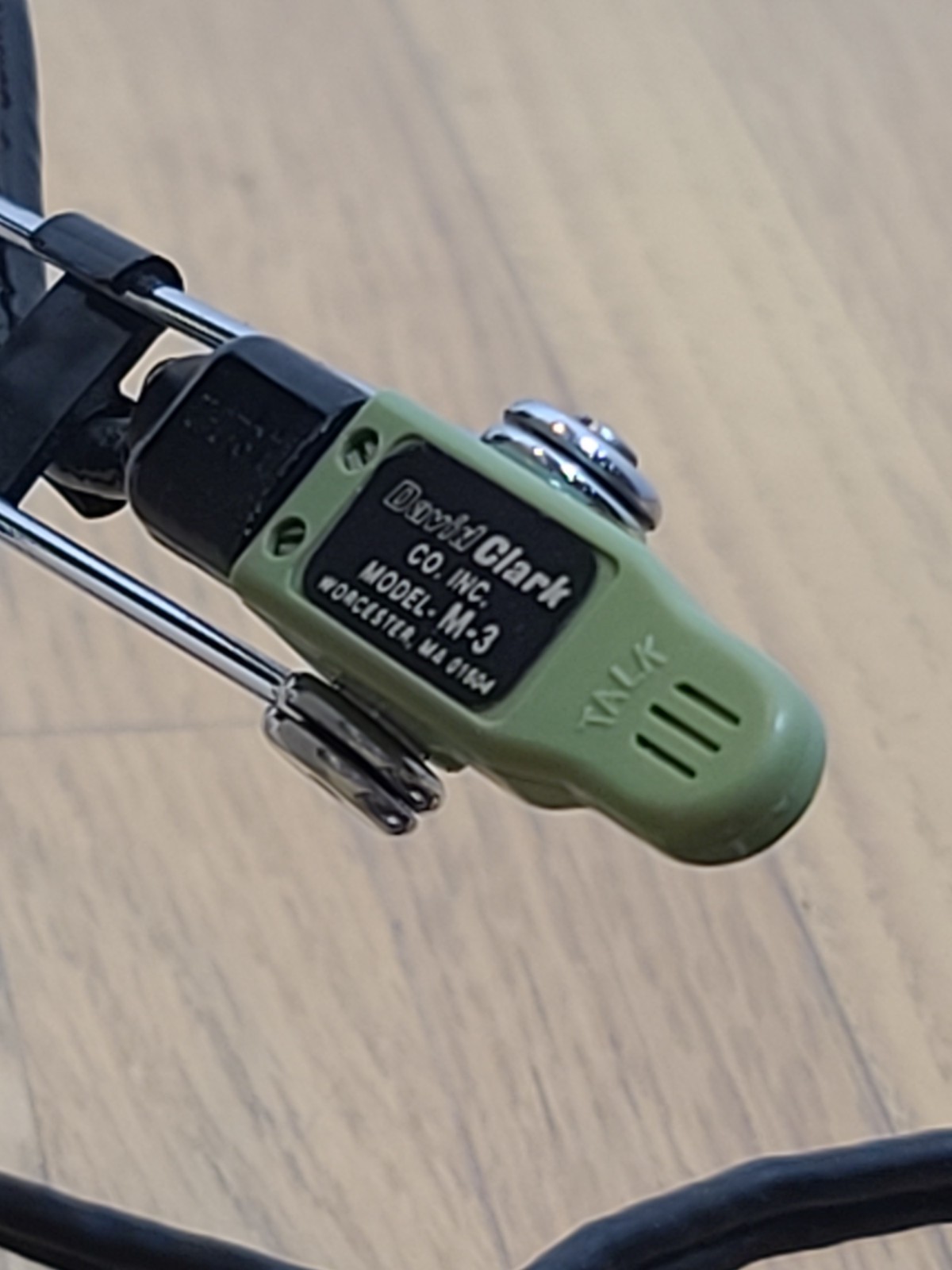 David Clark Model H10-40 Aviation Headset/ M-3 Microphone Dual Plugs