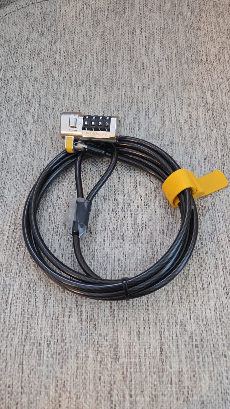 Kensington Combination Laptop Computer Security Cable Lock - Used