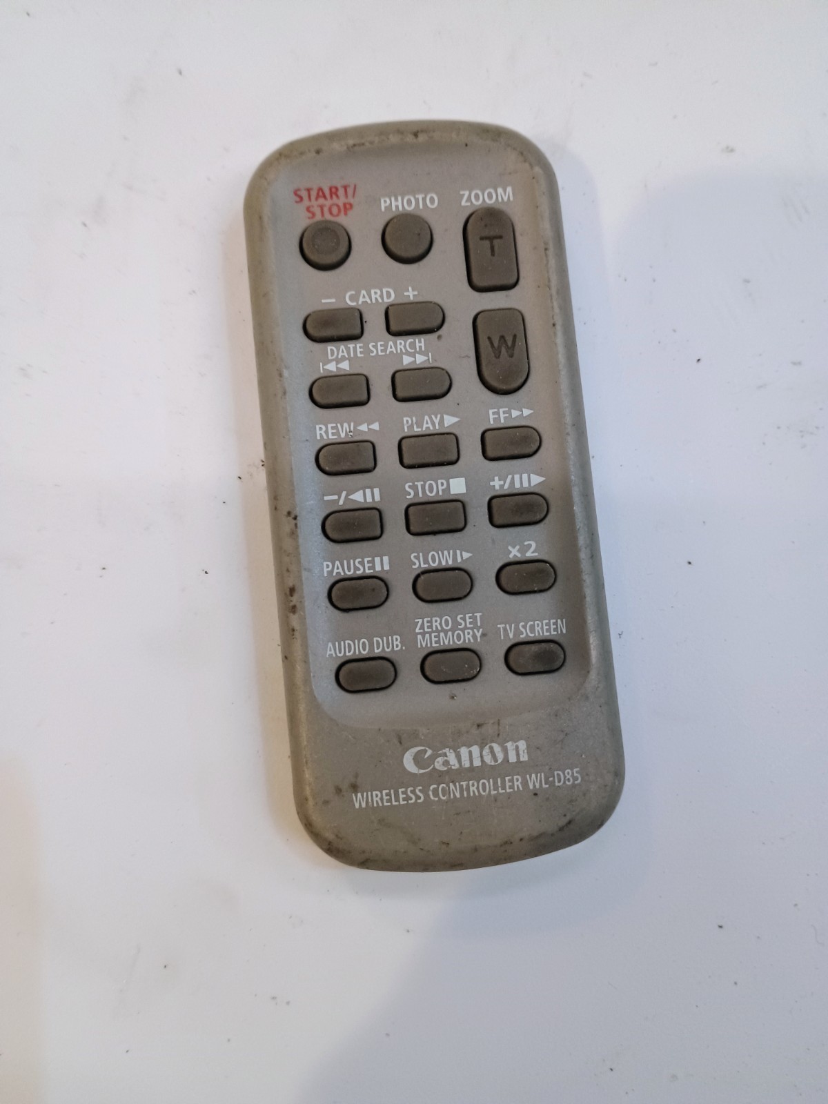 Canon WL-D85 Gray Wireless Handheld Remote Control For Canon DC220 Camcorder
