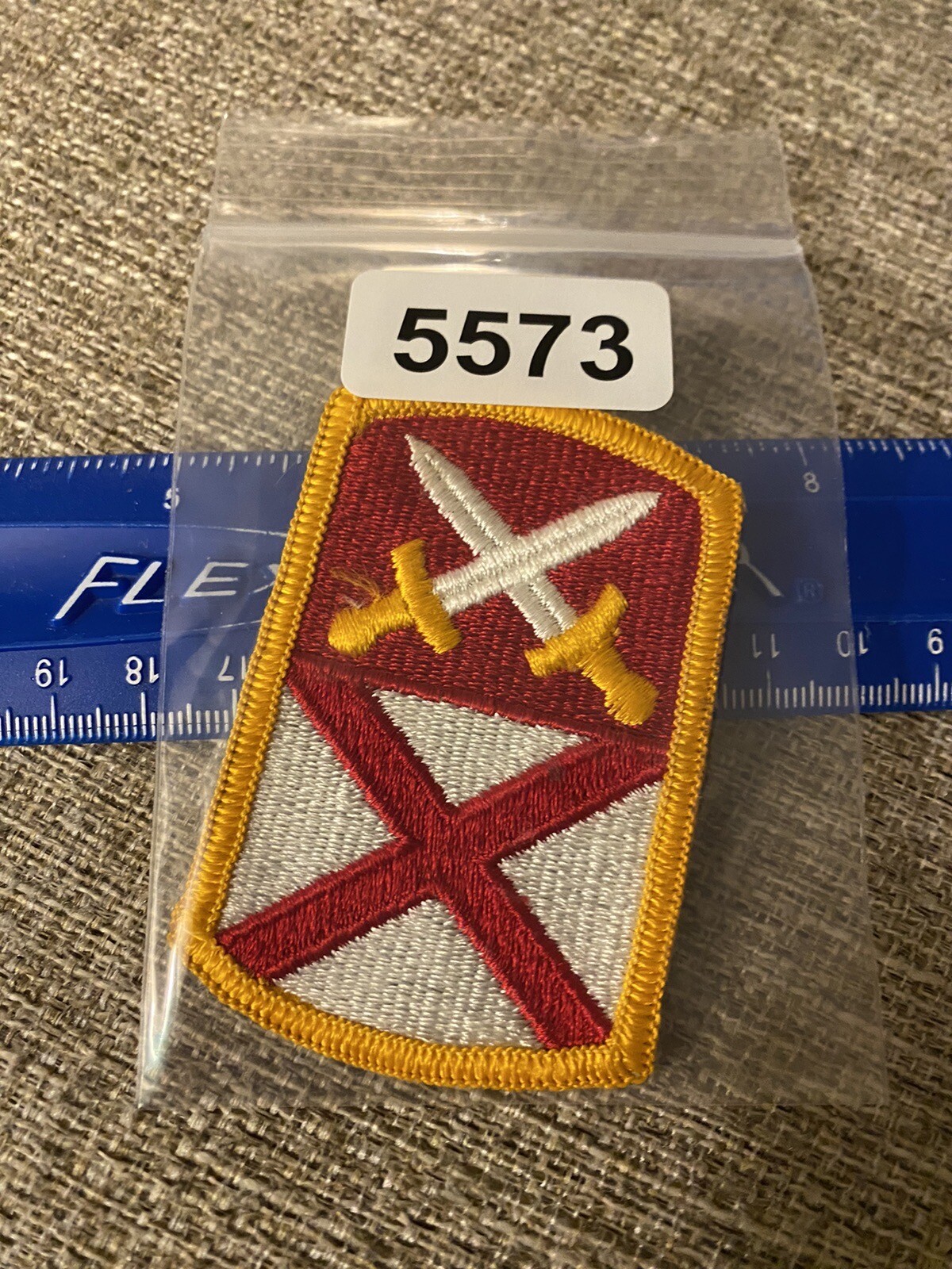 US Army 167th Support Command Patch Full Color Patch Sustainment INV5573