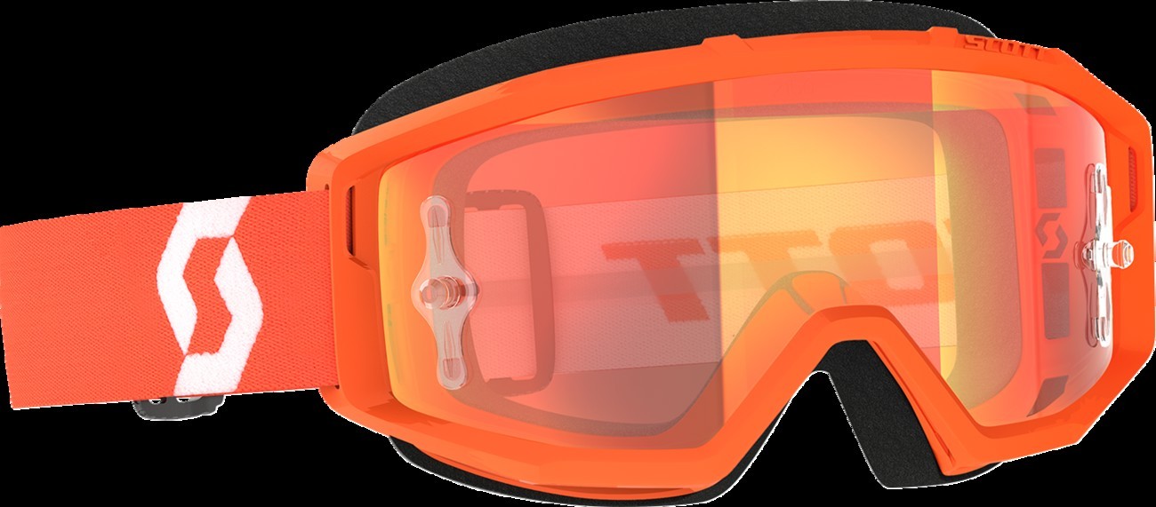 Scott 2785971362280 Primal Goggles OSFM Orange/White/Orange Chrome Lens