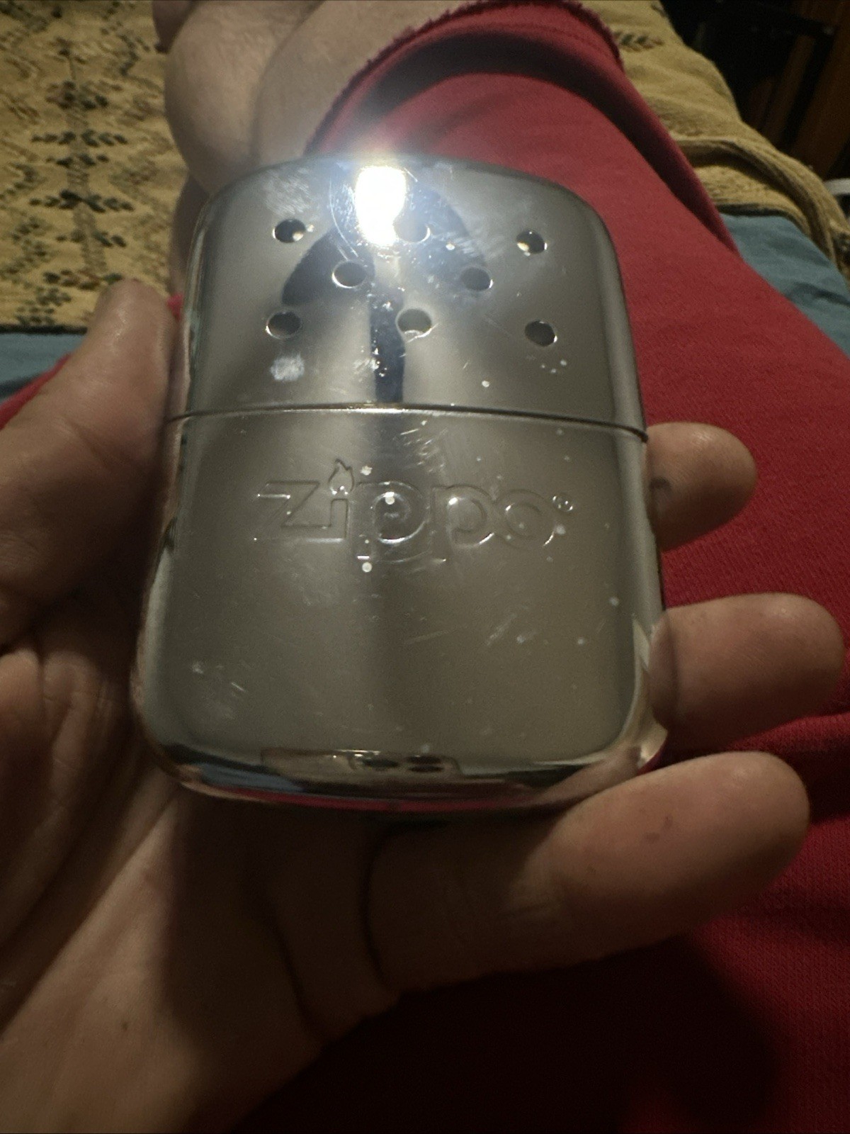 Zippo12 Hour Refillable Hand Warmer High Polish Chrome Silver