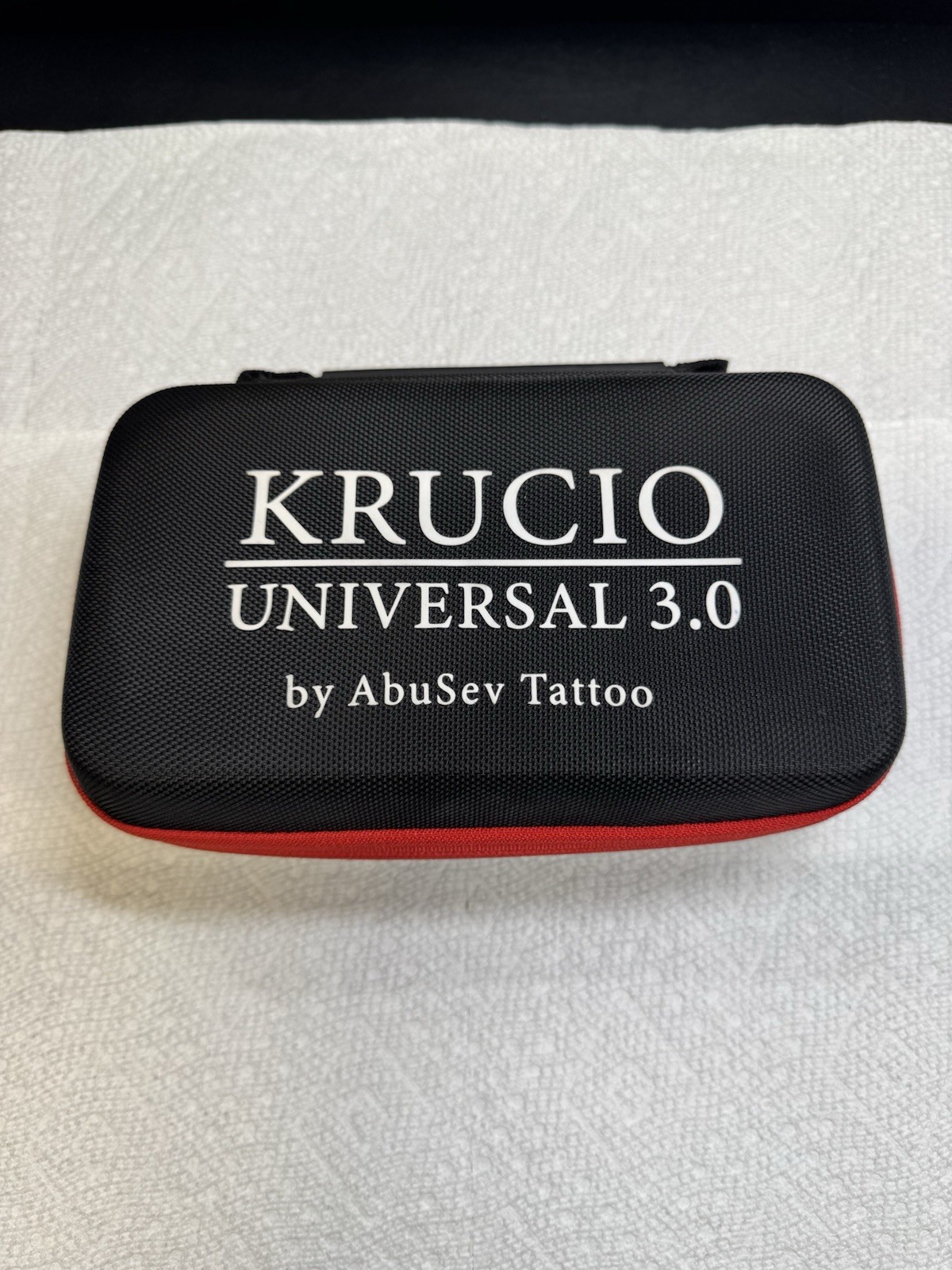 Krucio Universal 3.0 Rotary Tattoo Machine, Adjustable Black Metal w/ Case