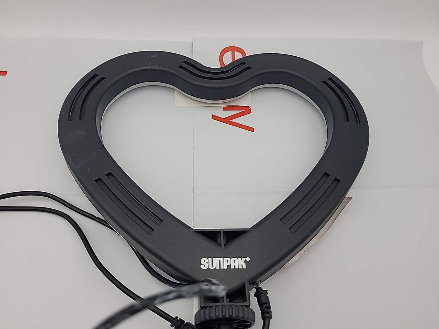 Sunpak - 10" Heart-Shaped Rainbow Vlogging Kit without Bluetooth Remote