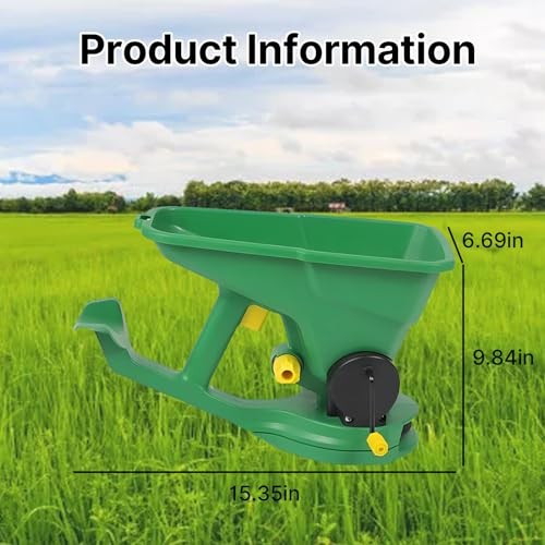 Grass Seed Spreader, Fertilizer Spreader, Handheld Power Spreader, 1.5L Hand