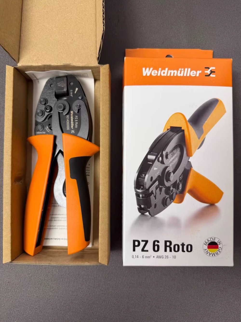 1PC New Weidmuller 9014350000 PZ 6 ROTO Crimping Hand Tool Fast shipping