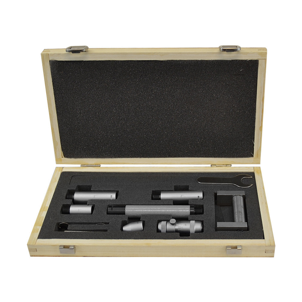 2 - 12" Inside Micrometer Tubular Interchangeable Rod Extension 0.001"