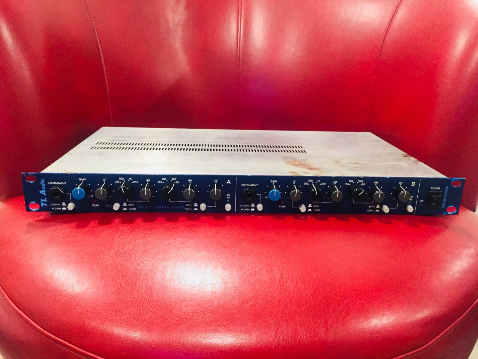 TL Audio EQ- 2011 Valve Equalizer Indigo Series  Upgraded w/RCA Tubes