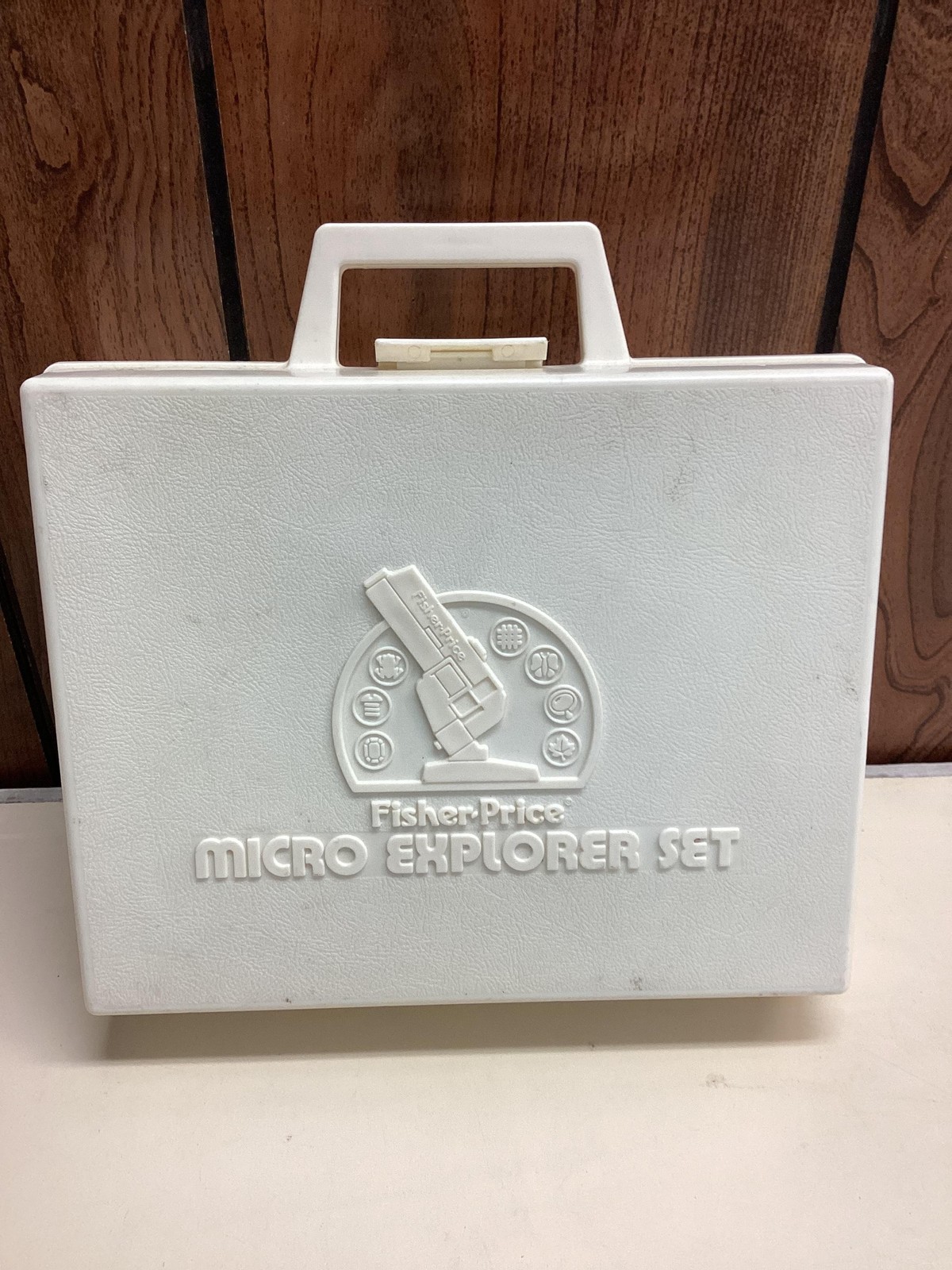 Vintage 1986 Fisher-Price Micro Explorer Set Kids Microscope Toy Made In USA