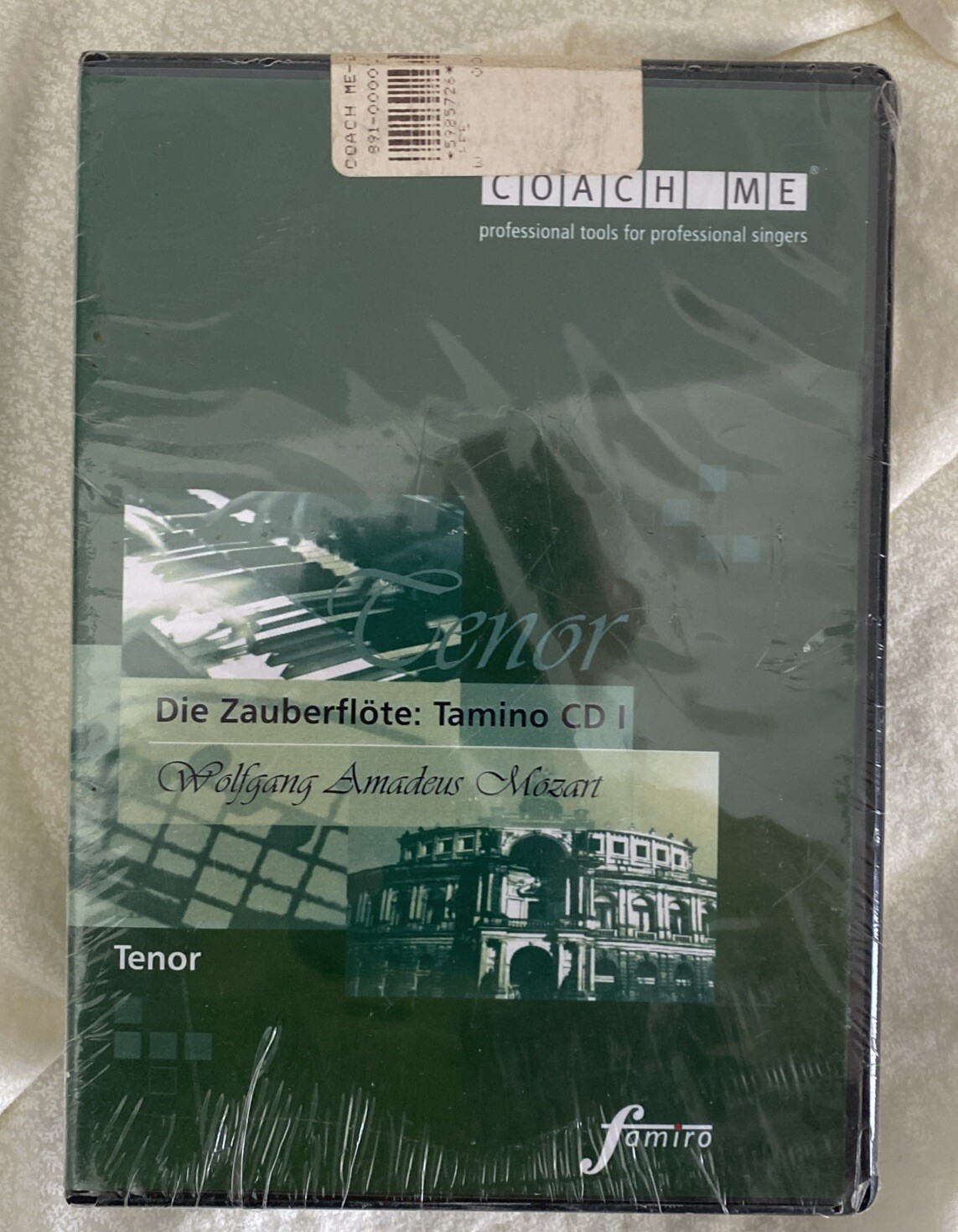 Coach Me CD for Professional Singers TENOR Mozart Tamino CD I and II  New Sealed