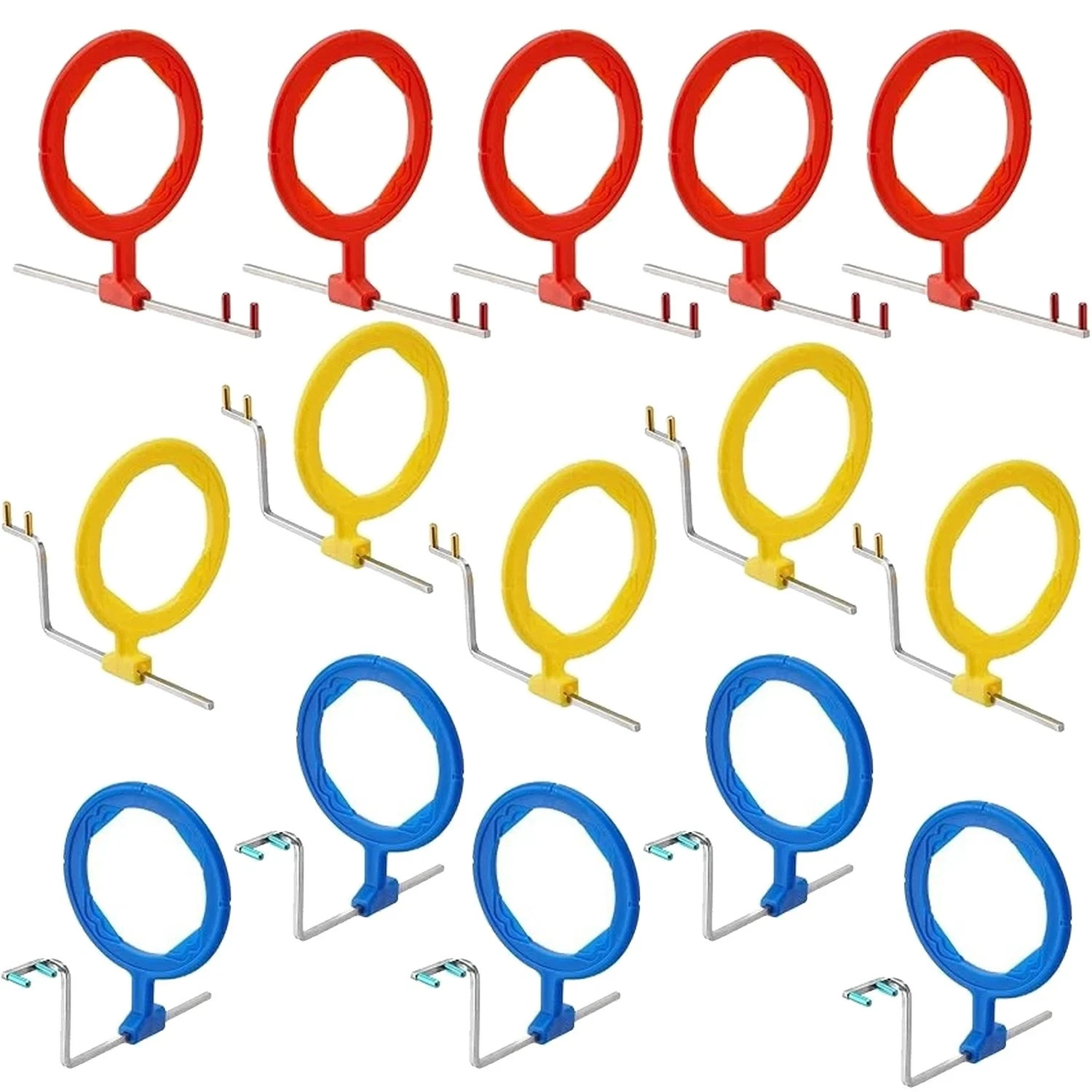 5 Set Dental Sensor Holder X-Ray Aiming Ring Positioning/Bitewing/Anterior/Endo