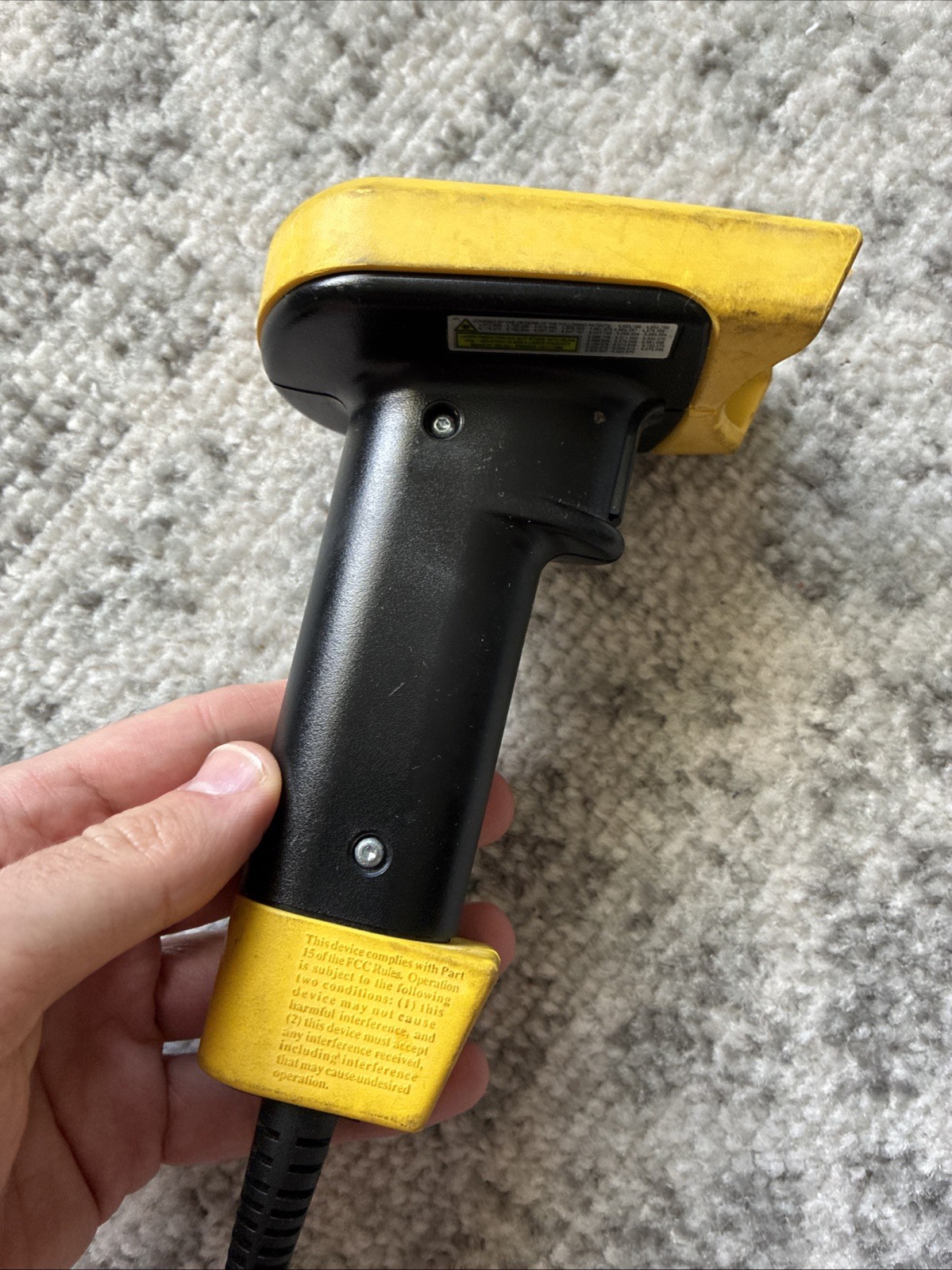 Wasp Handheld Laser Barcode Scanner WLS9000 With Adapter Tested