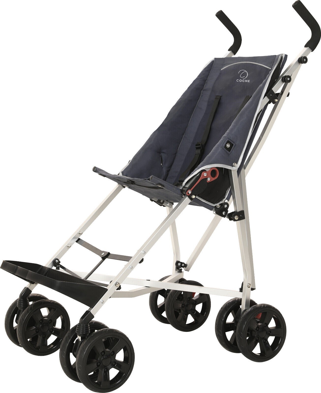 Coche XL Lightweight Special Needs Stroller + Shopping Basket, Blue