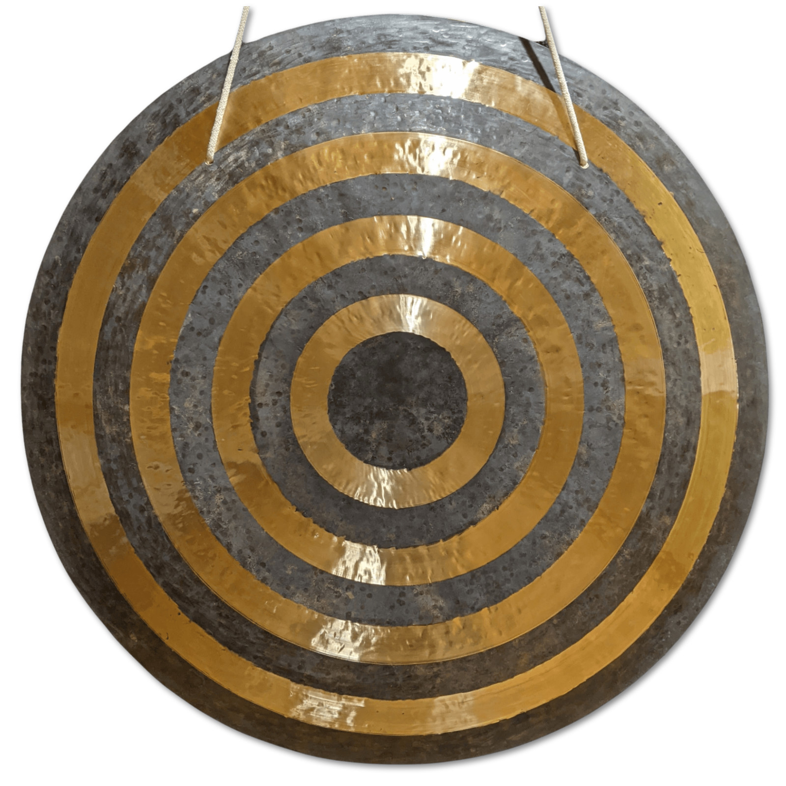 Sun Gong by Raven Sounds, Handmade Bronze Wind Gong, Free Mallet