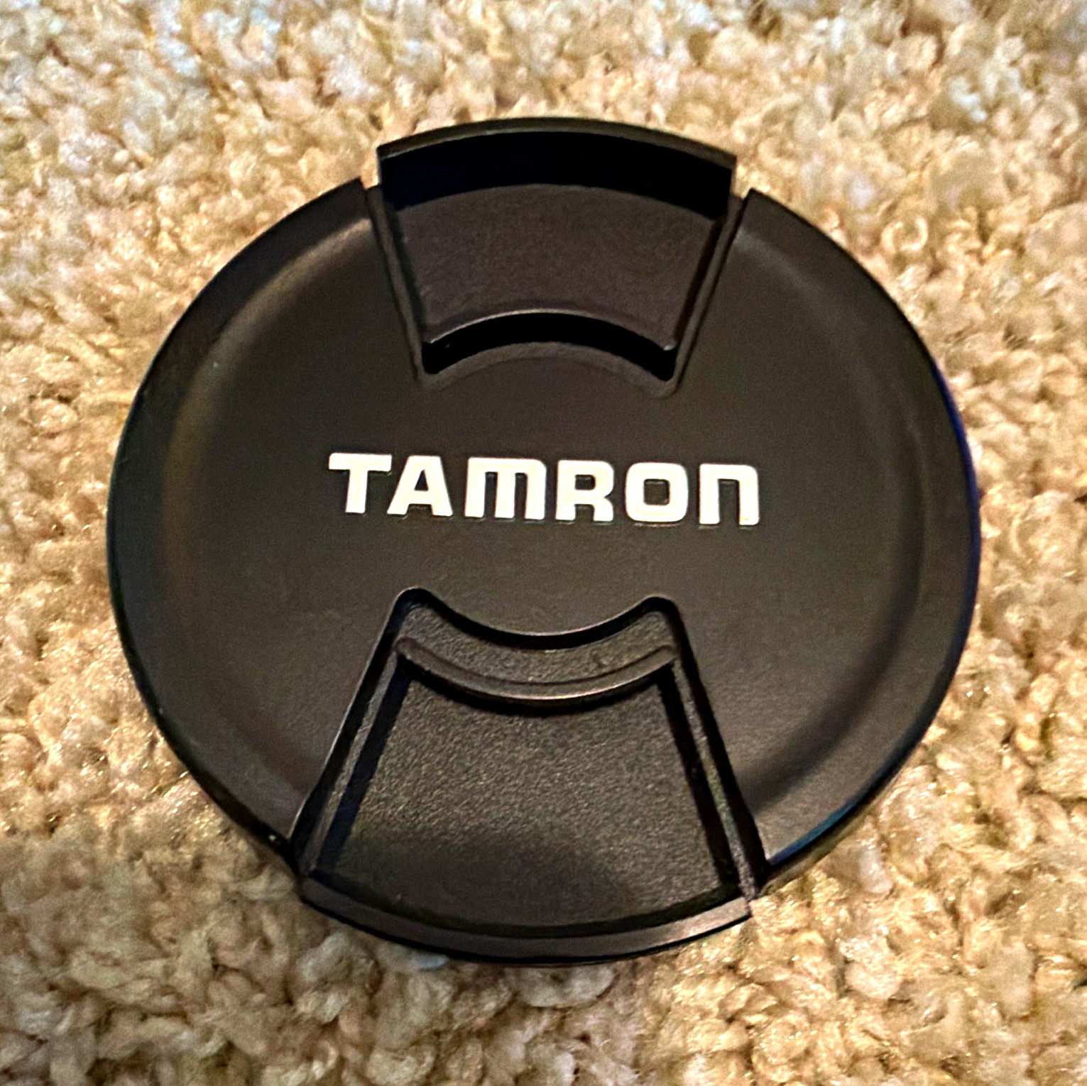 Tamron 77mm Front Lens Cap Snap-On with Snap-Clips Black Japan