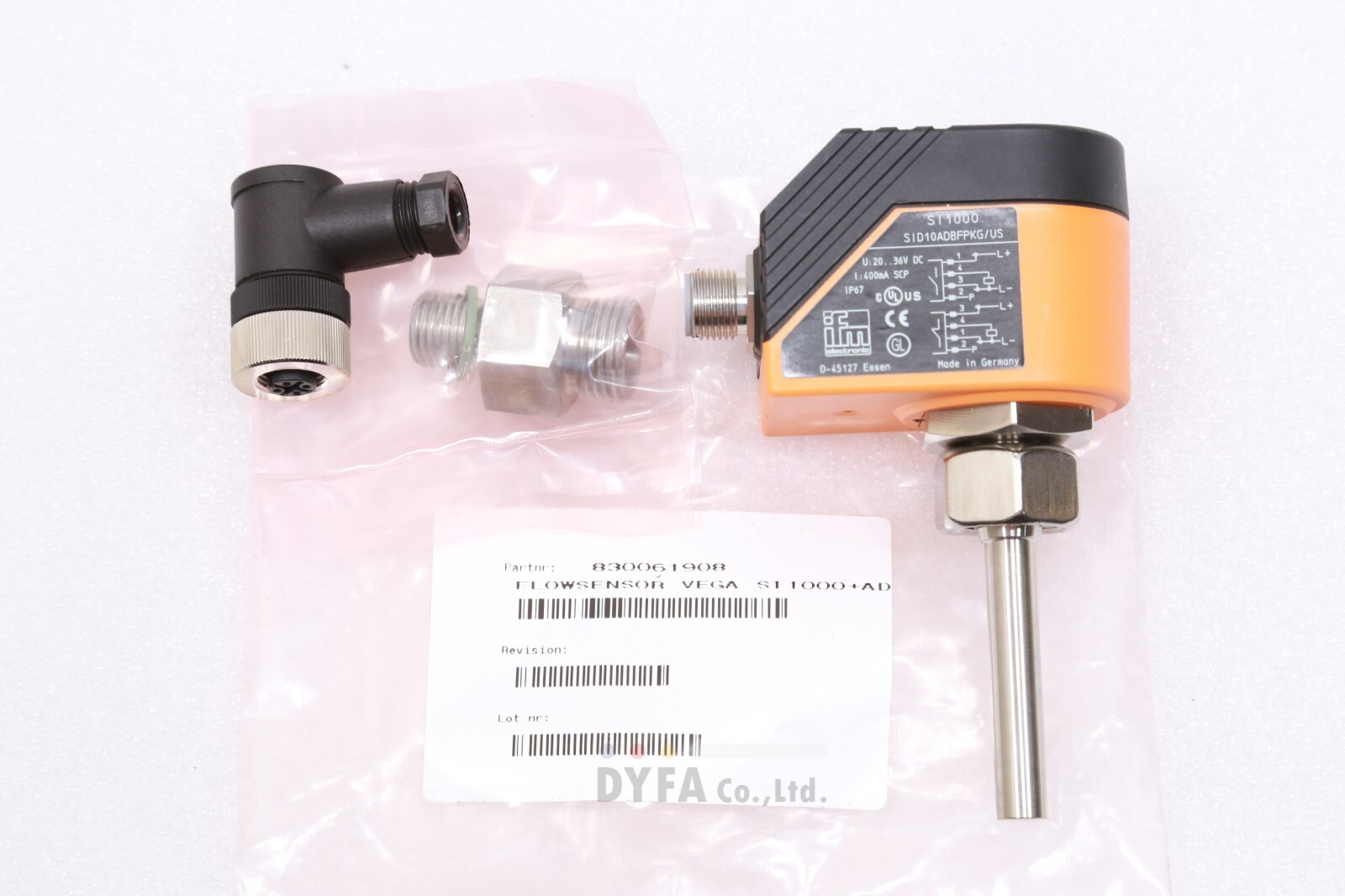 IFM NNB Flow Monitor SI1000+AD SEN-I-2494=P506