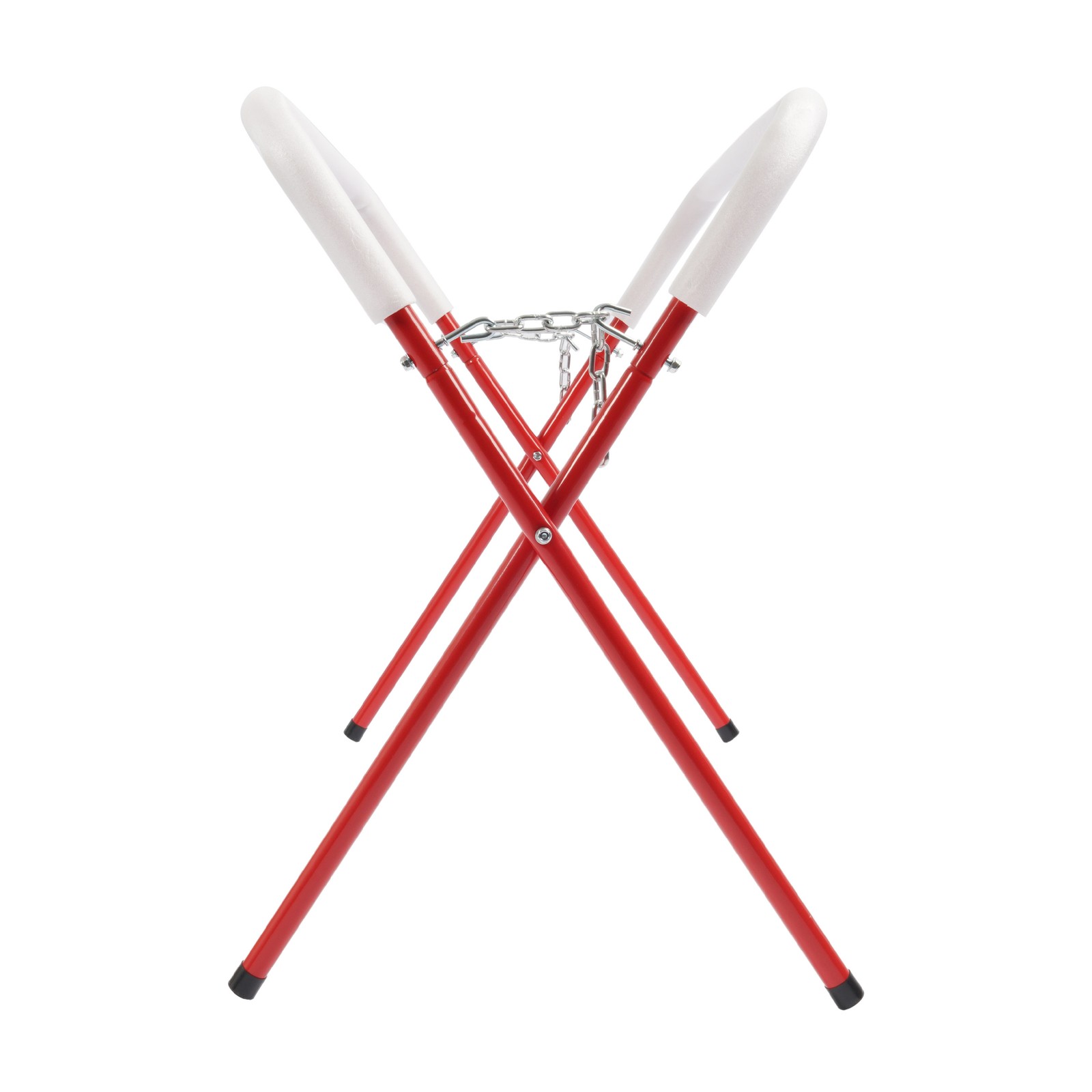Red 500LBS Portable Folding Work Stand Auto Body Tool Painting Rack Steel Rubber