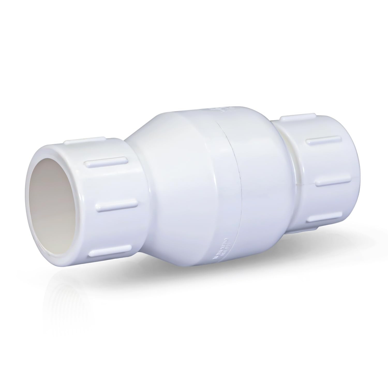 Midline Valve 4I2T112 PVC Inline Check Valve for Backflow Prevention 1-1/2'' ...