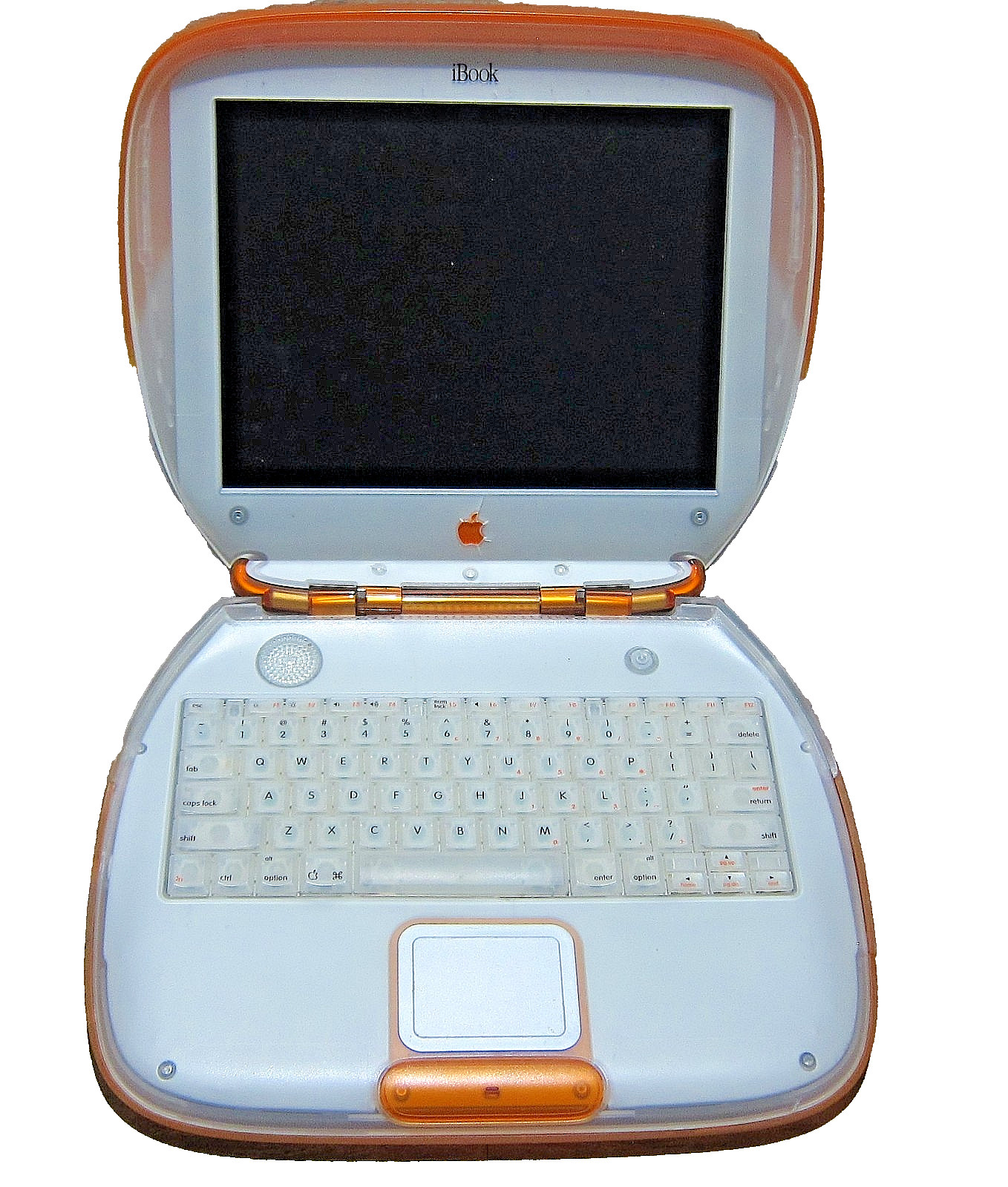 Vintage Apple iBook Clamshell Laptop M2453 (Tangerine) for PARTS
