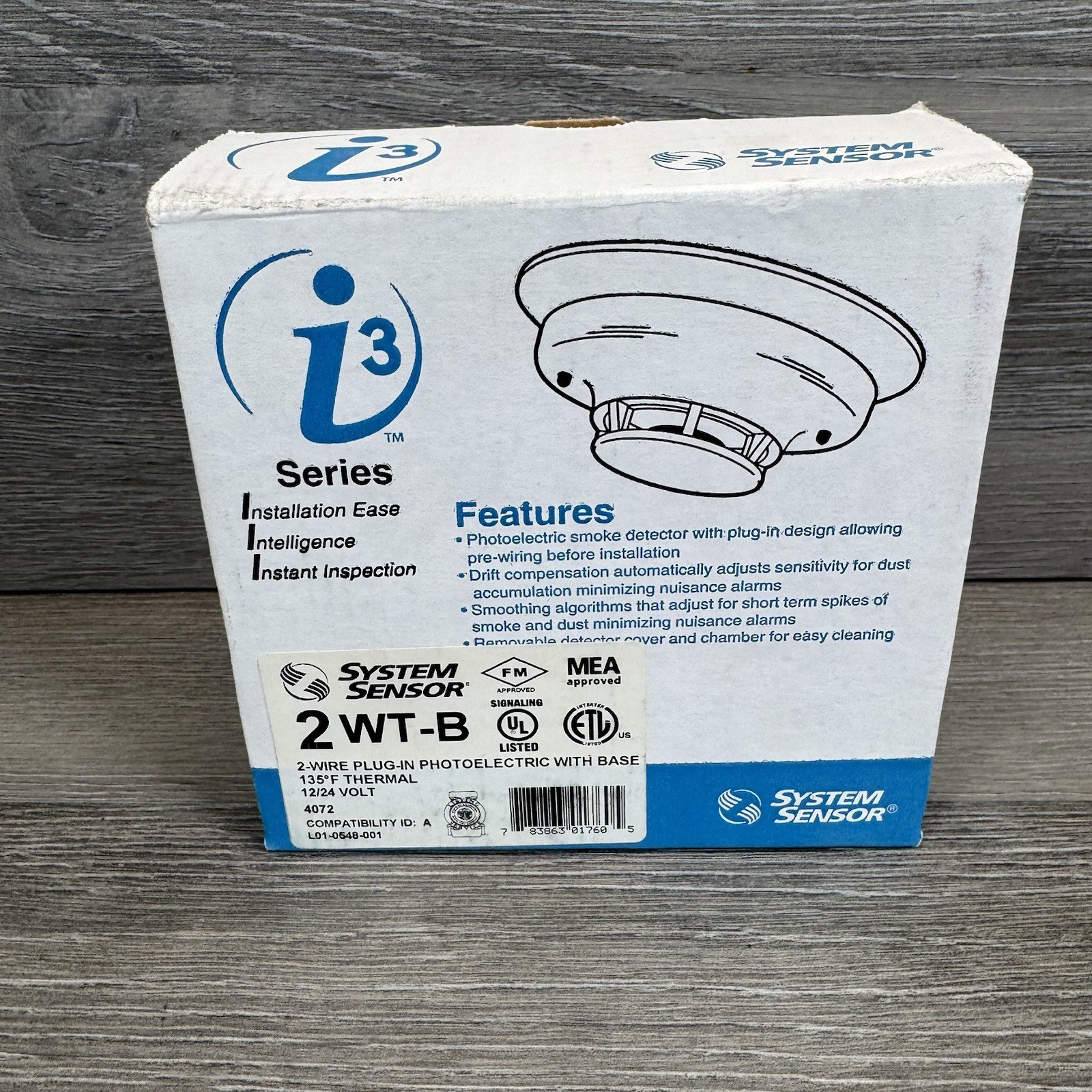 System Sensor 2WT-B Photoelectric Smoke Detector
