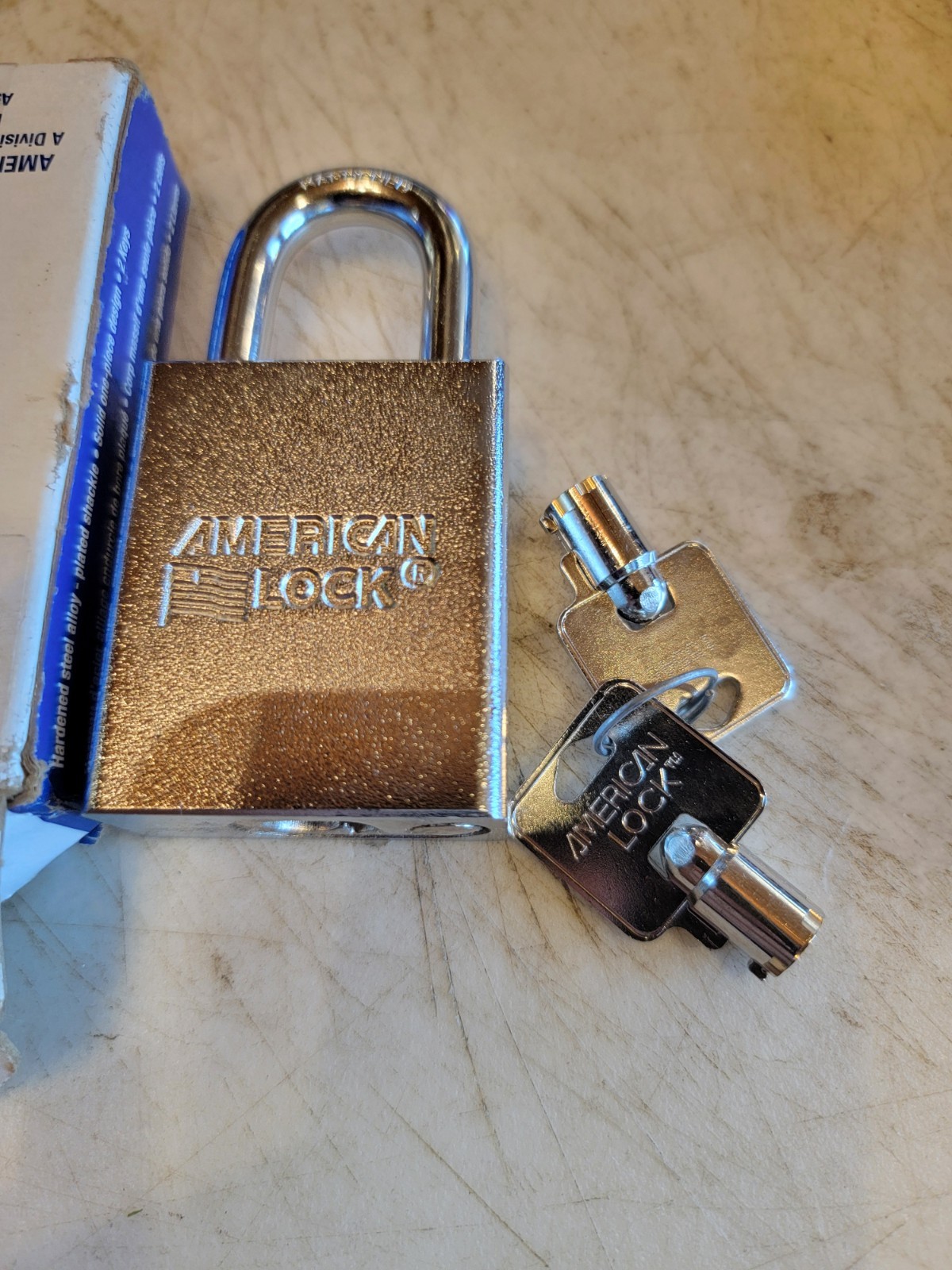 American Lock A7200 Padlock, Keyed Different, Standard Shackle, Rectangular