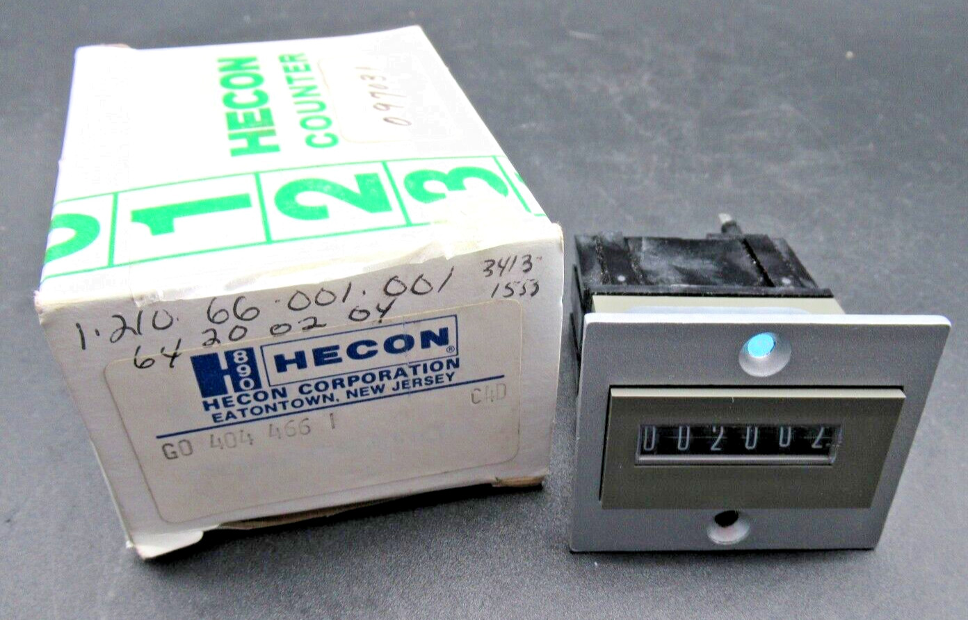 Hecon G04044661 Totalizer Counter *BRAND NEW*