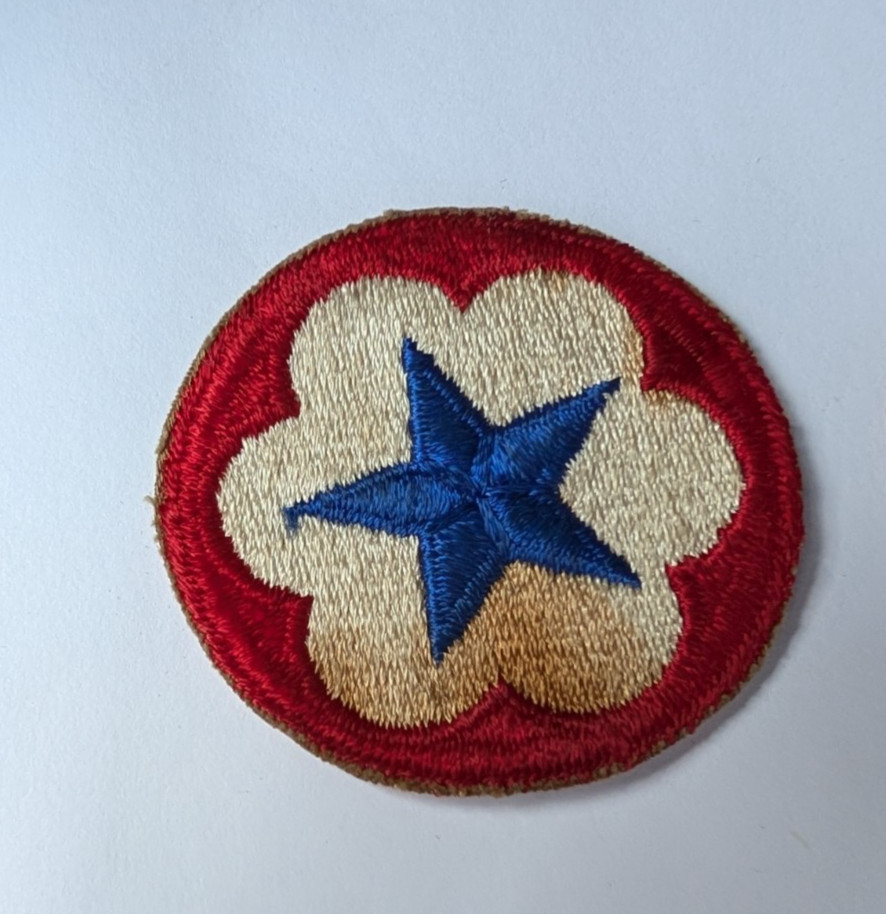 Two (2) WW2 Army Service Forces Patches